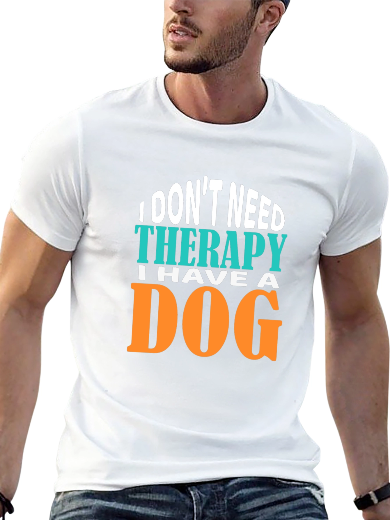 Black Dog Therapy Black Graphic Tee view 13