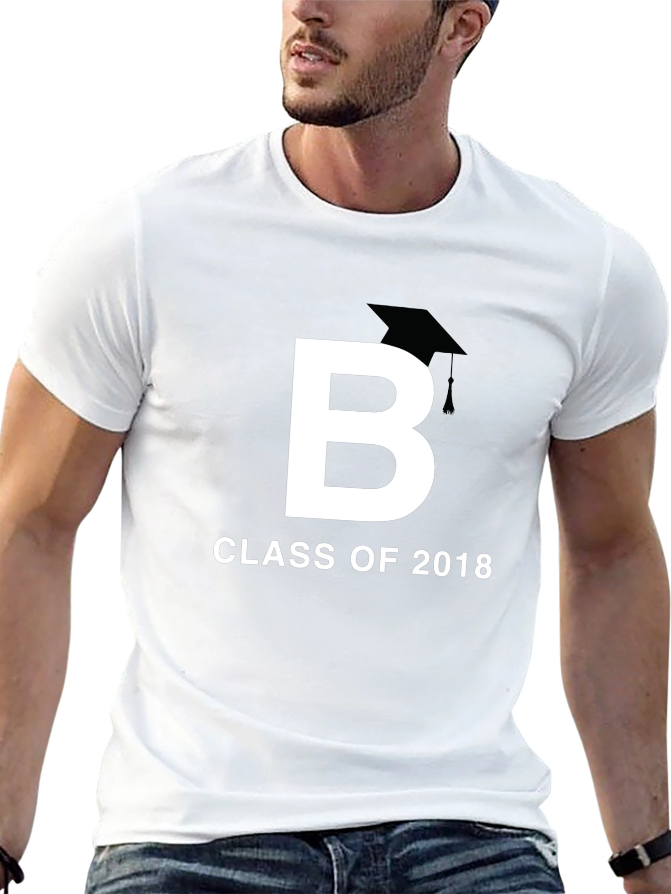 Black Class of 2018 Graduation T-Shirt view 13