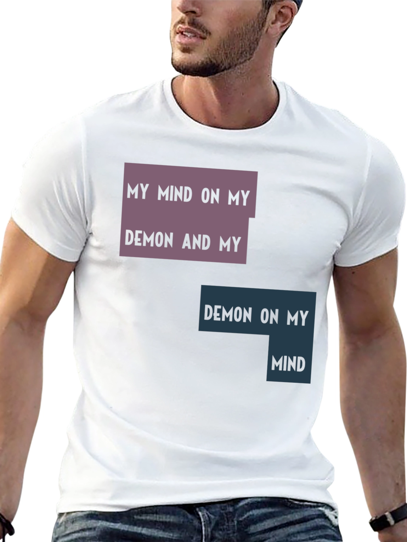 Black Mind on My Demon Graphic Tee view 13