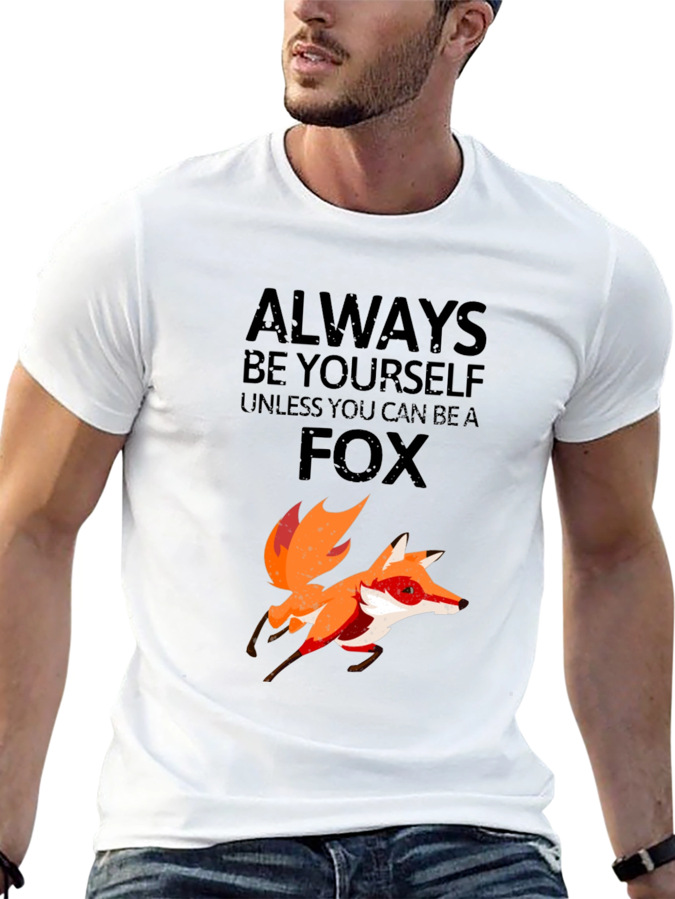 Black Always Be Yourself Unless You Can Be a Fox T-Shirt view 13