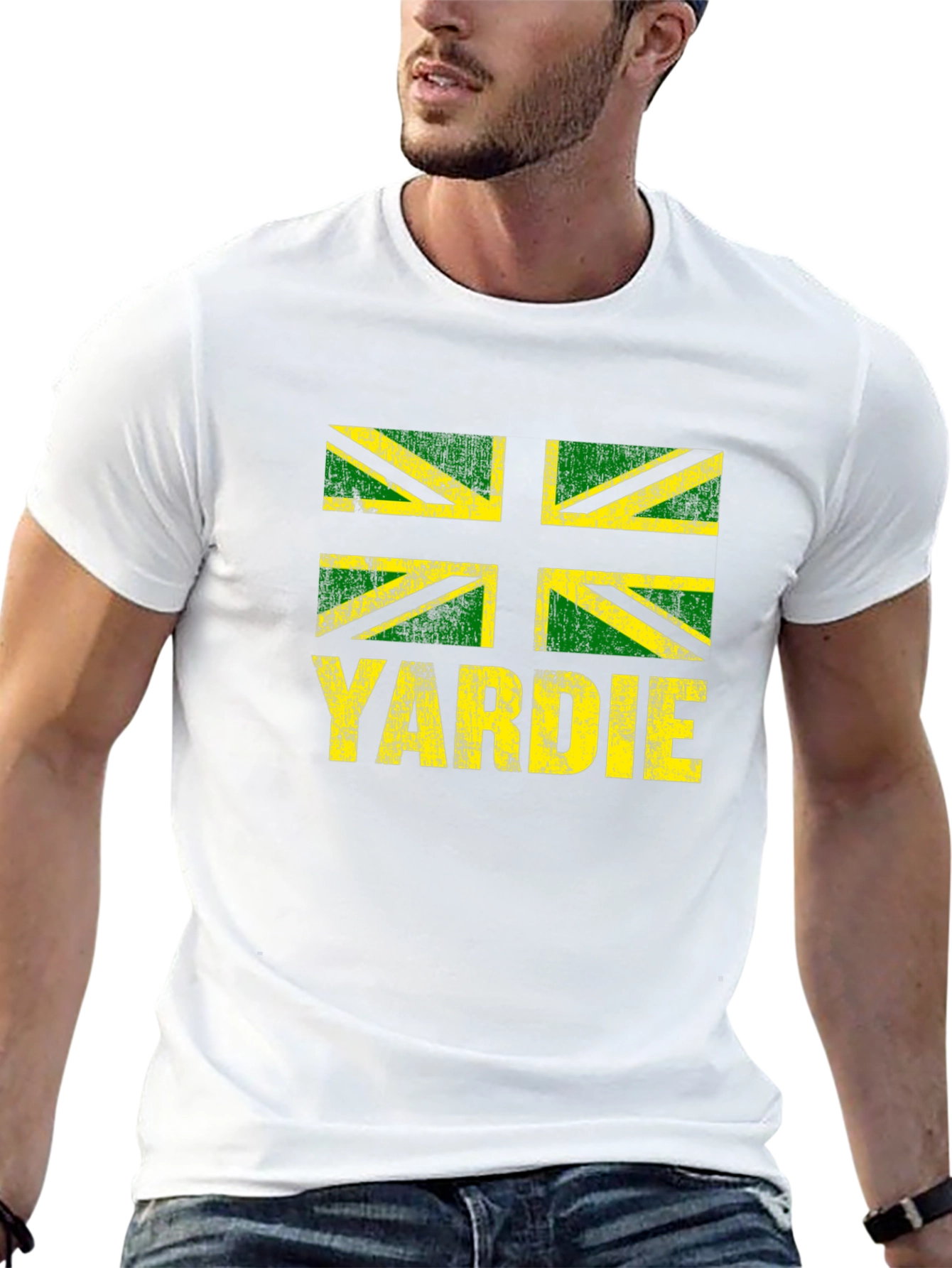 Yardie Jamaican Flag Graphic T-Shirt - 13