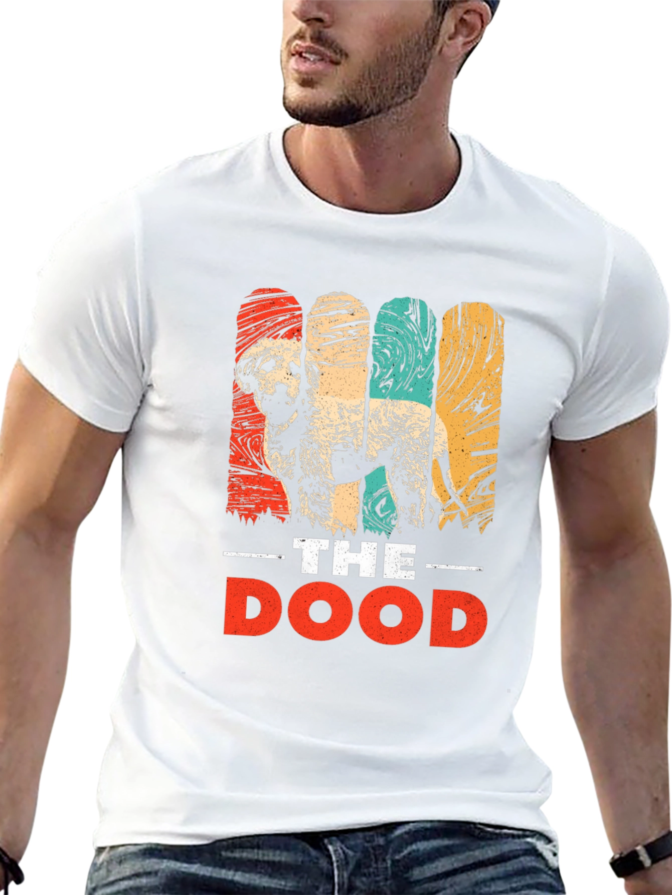 Black The Dood Dog T-Shirt - Retro Style view 13