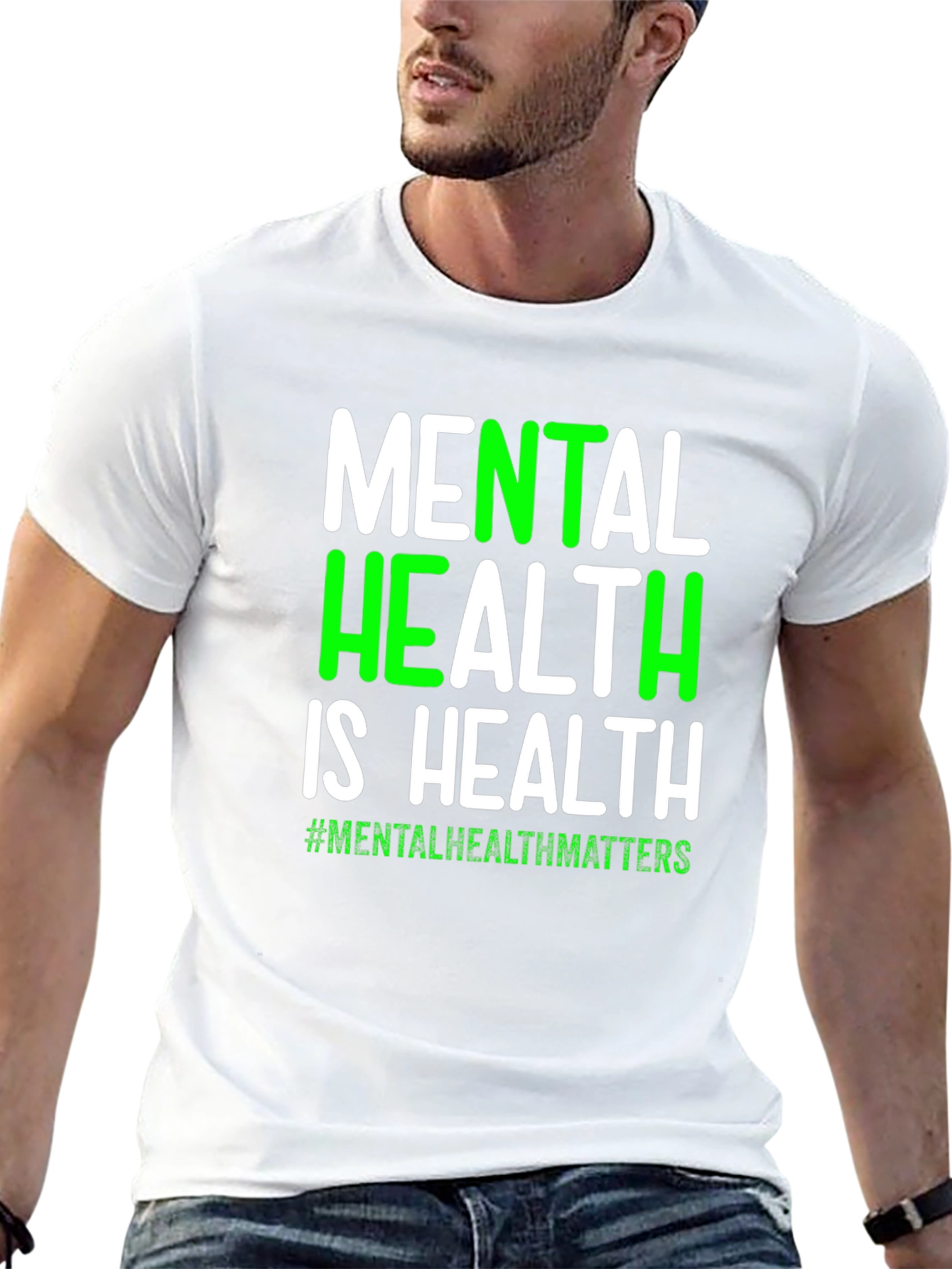 Black Mental Health Matters T-Shirt - Health Awareness view 13