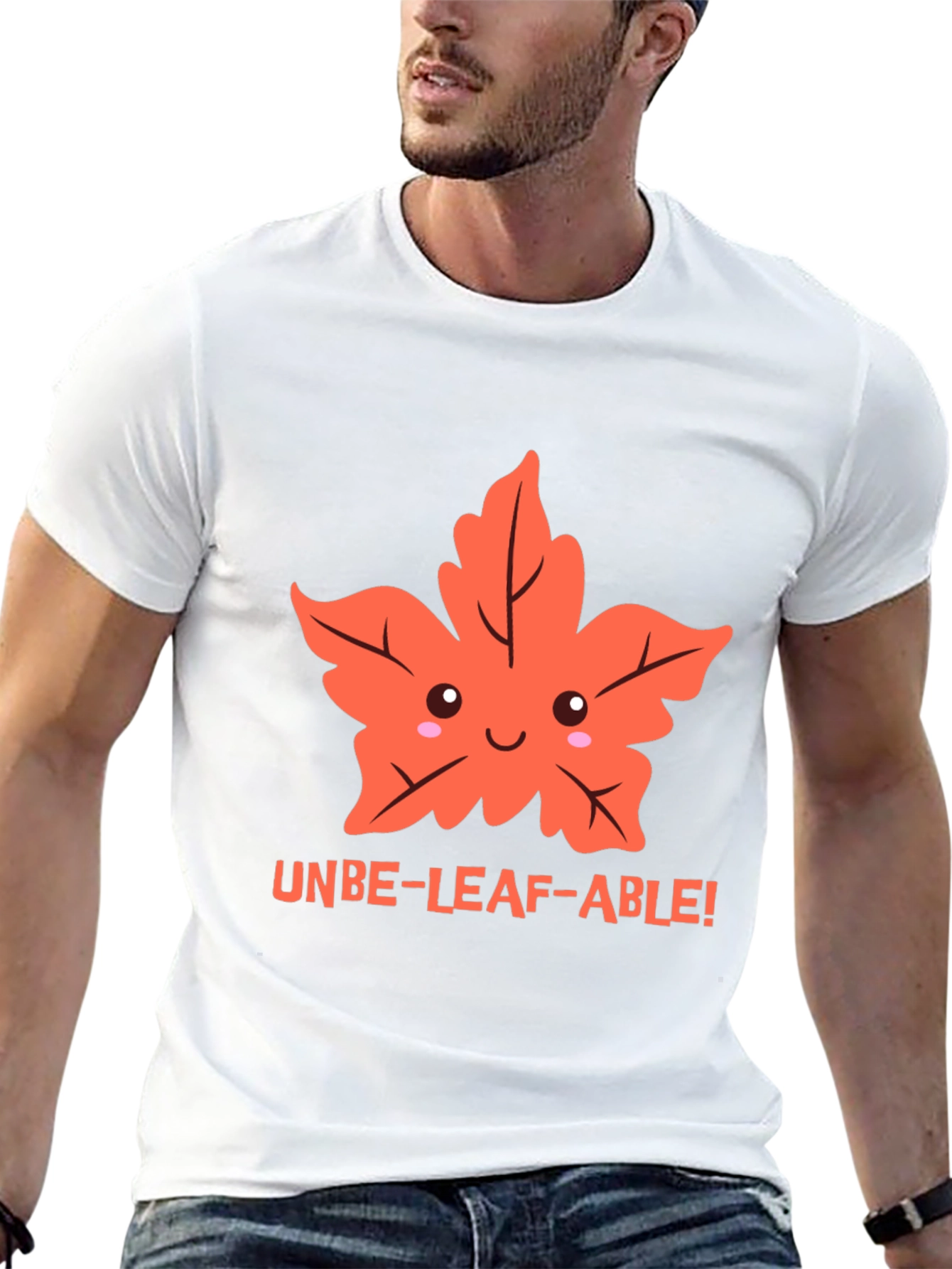 Black Unbe-leaf-able! Graphic Tee view 13