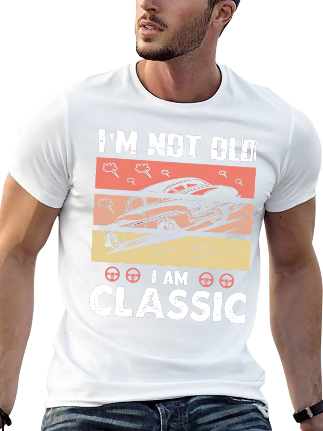 Black I'm Not Old I am Classic T-Shirt view 13
