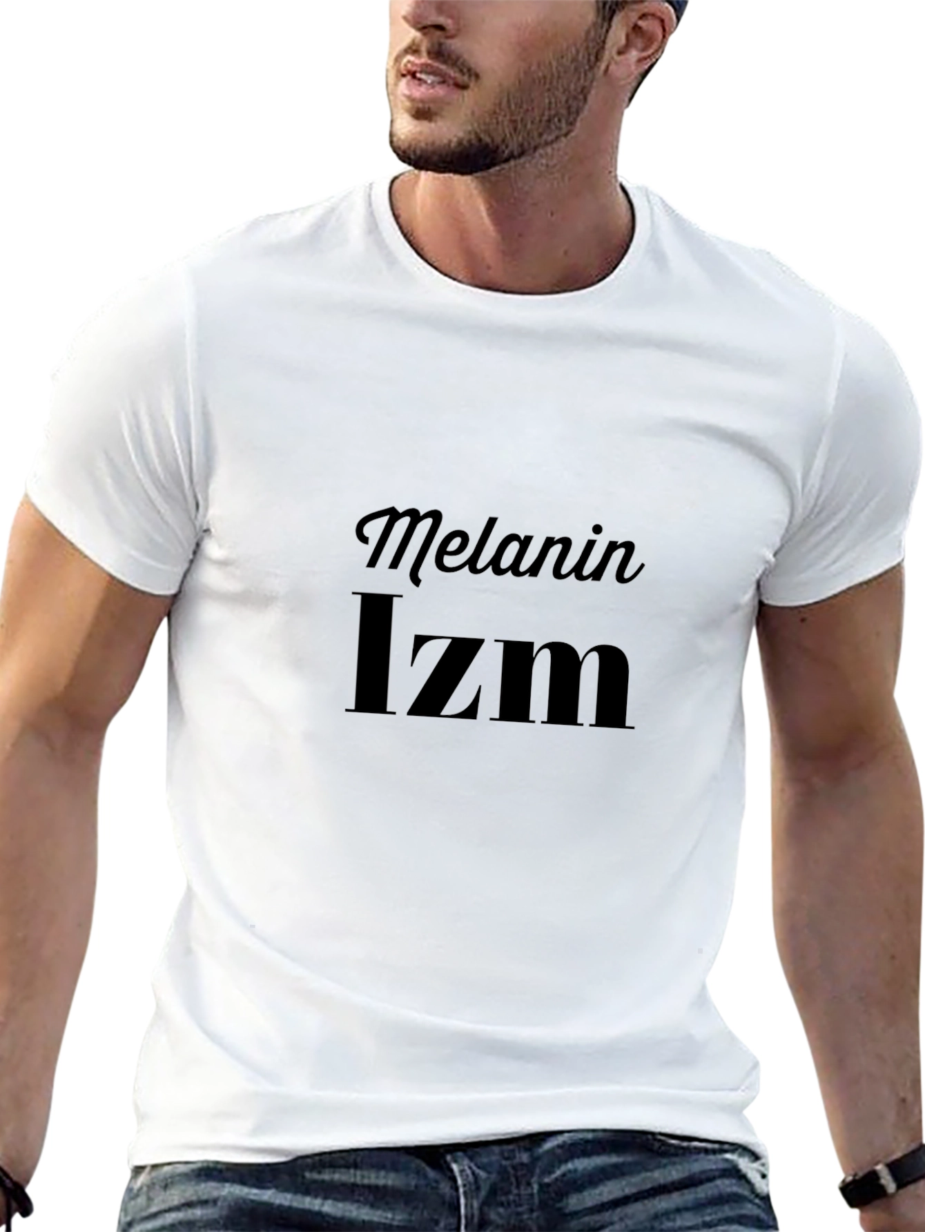 Black Melanin Izm Graphic Tee - Stylish Black T-Shirt view 13