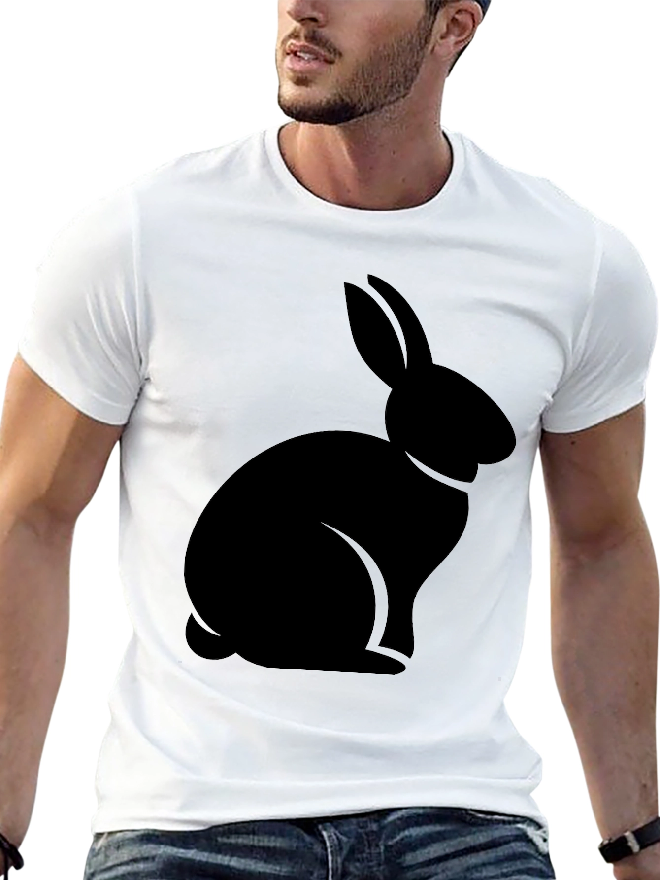 Black Black Rabbit Graphic Tee - Casual Comfort view 13