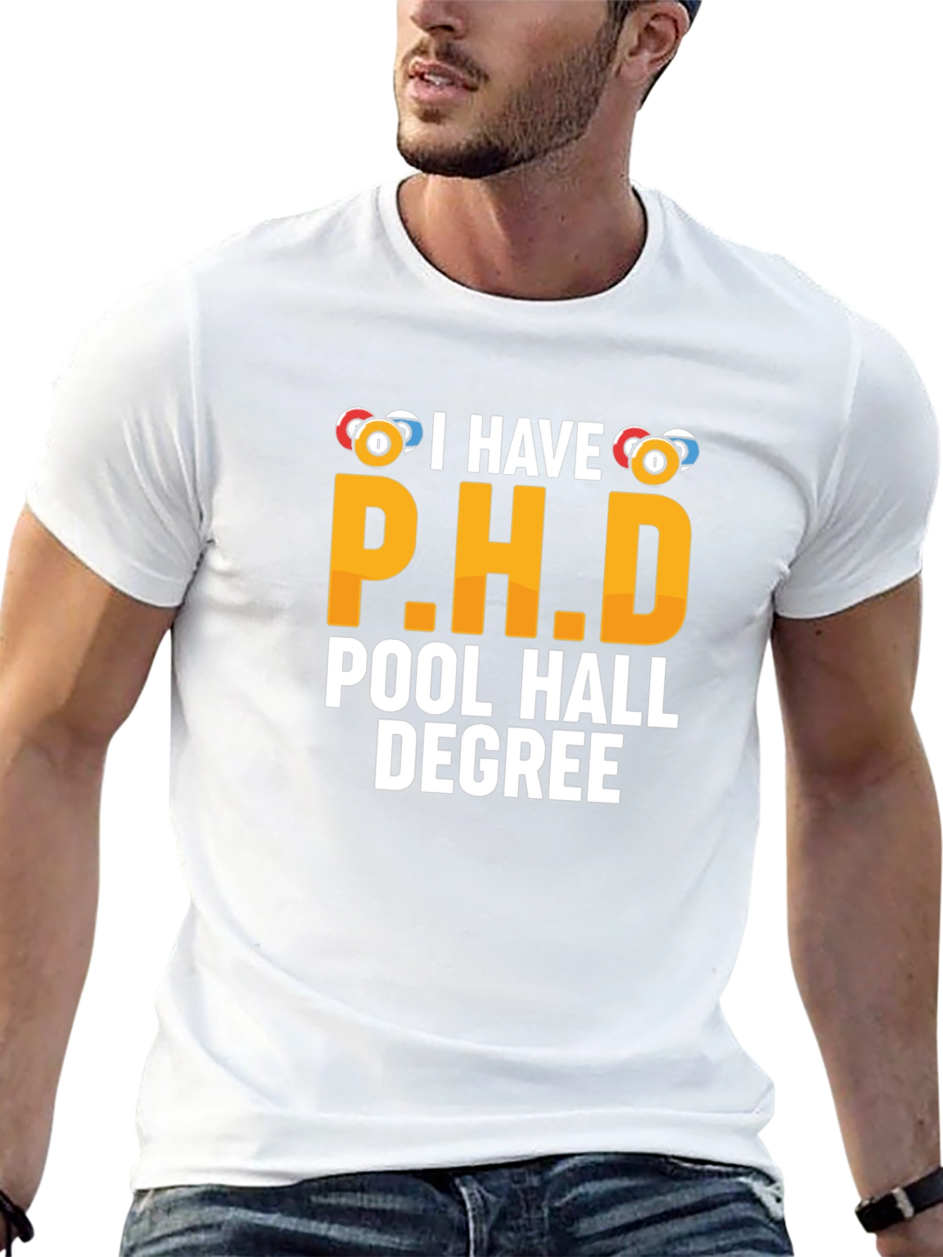 Pool Hall Degree T-Shirt - Funny Billiards Gift - 13