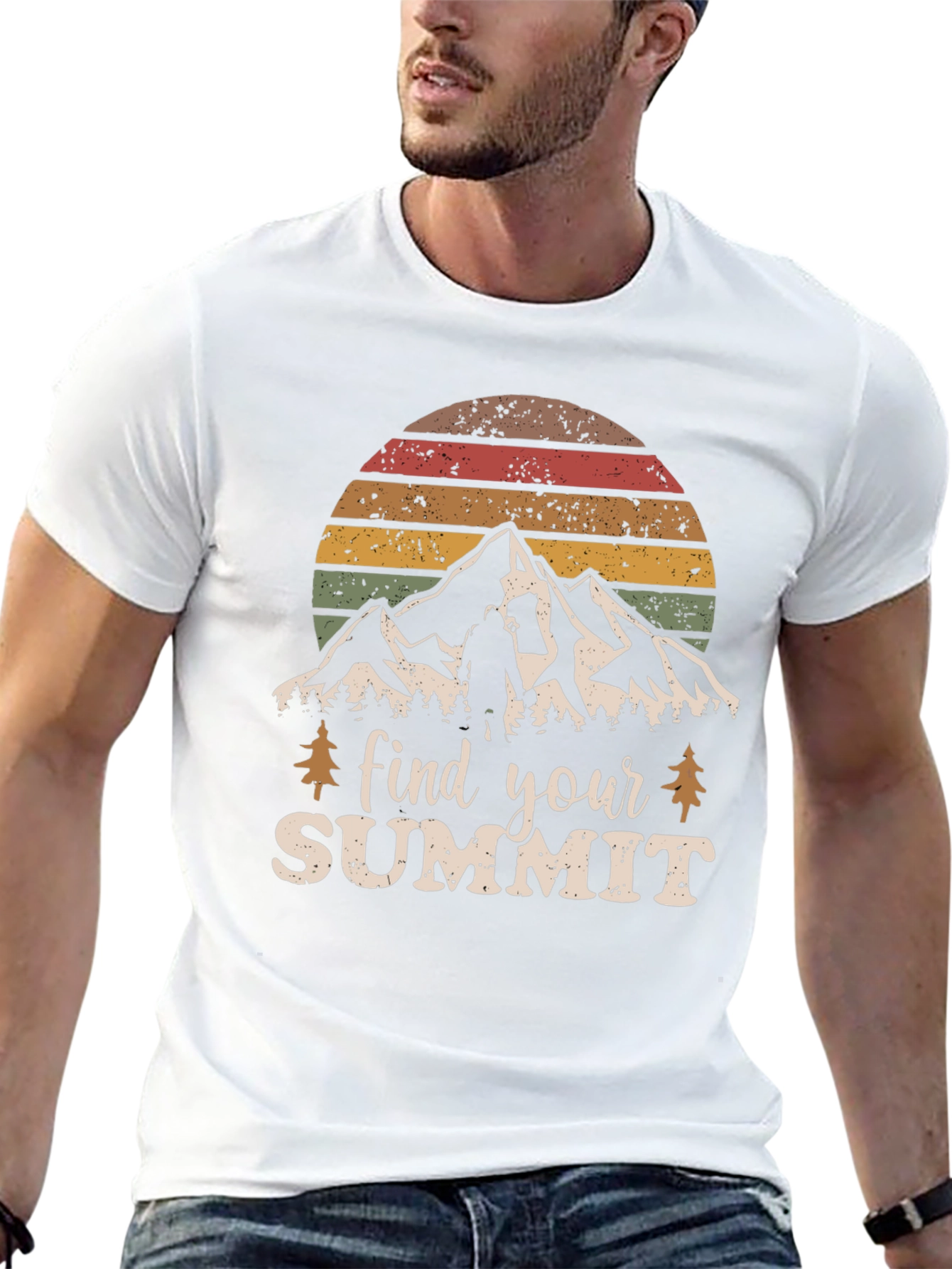 Black Find Your Summit Graphic Tee view 13
