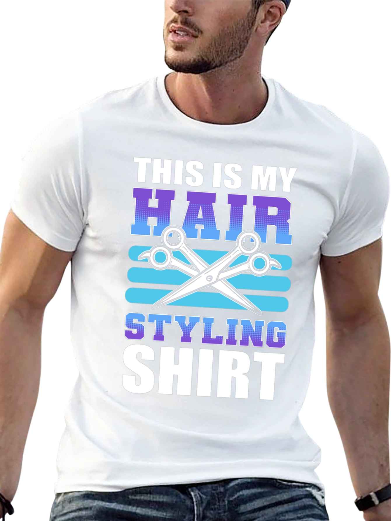 Hair Styling Shirt - Hairdresser Apparel - 13