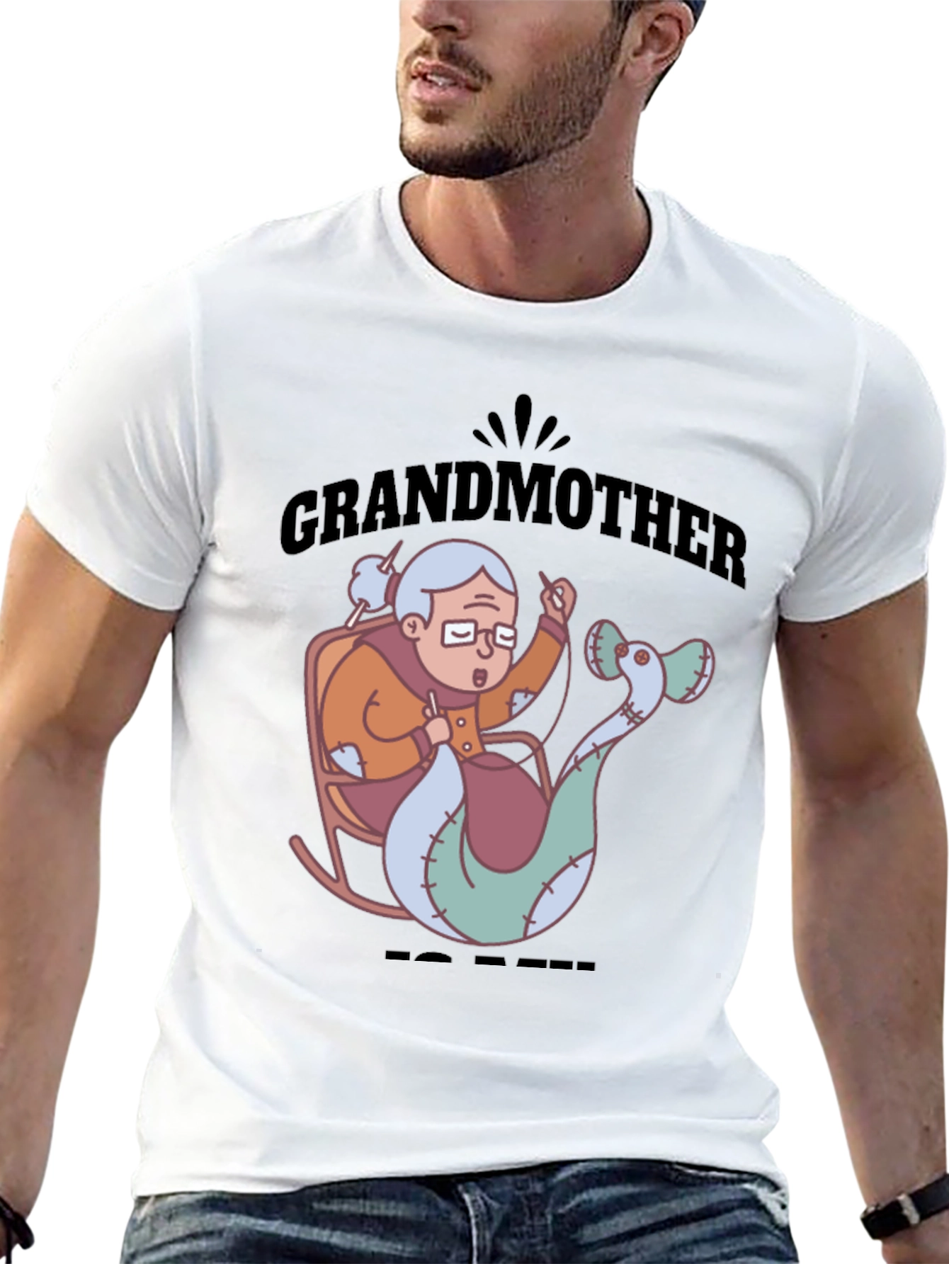 Grandmother Is Knit T-Shirt - 13