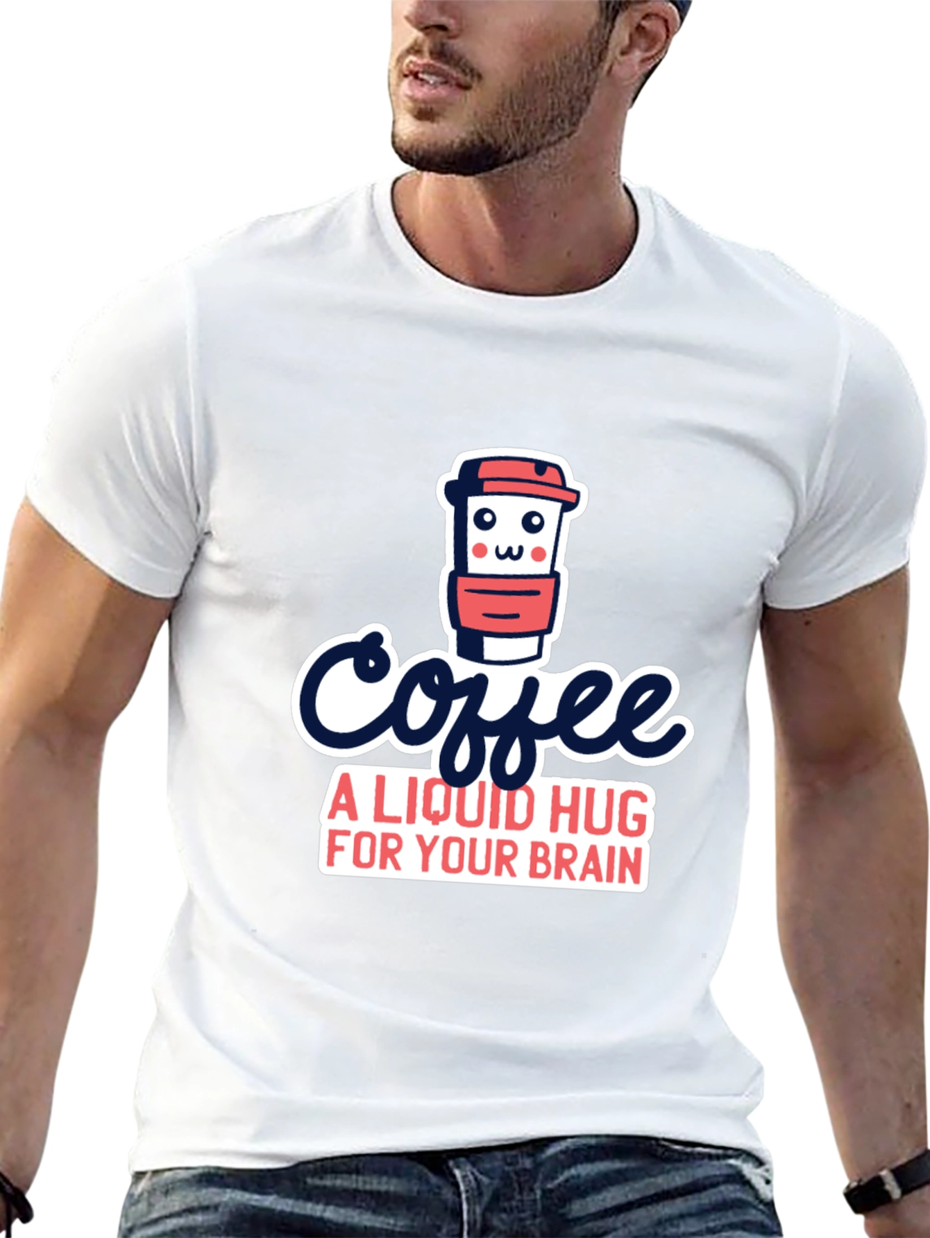 Black Coffee: A Liquid Hug T-Shirt view 13