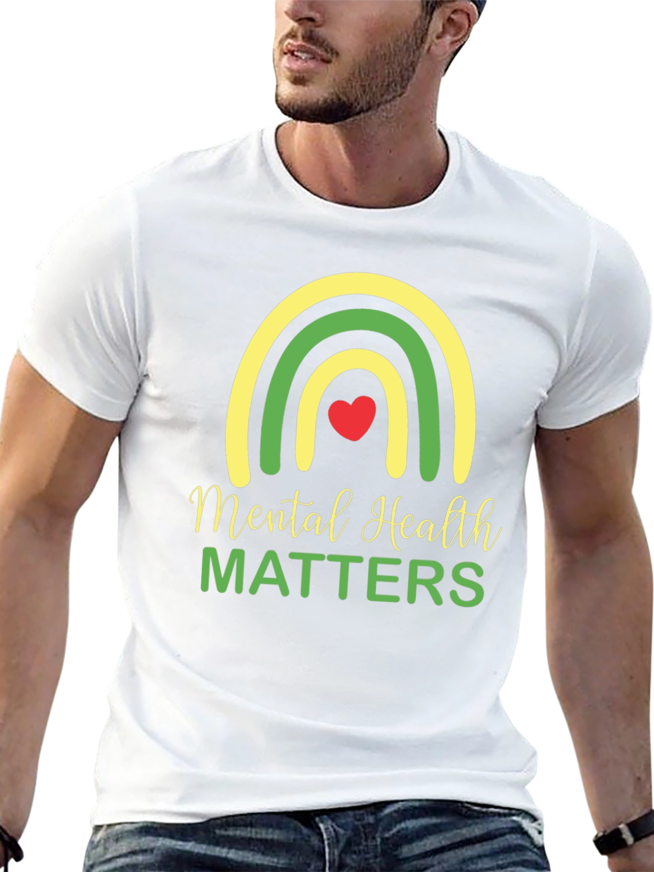 Black Mental Health Matters Graphic T-Shirt view 13