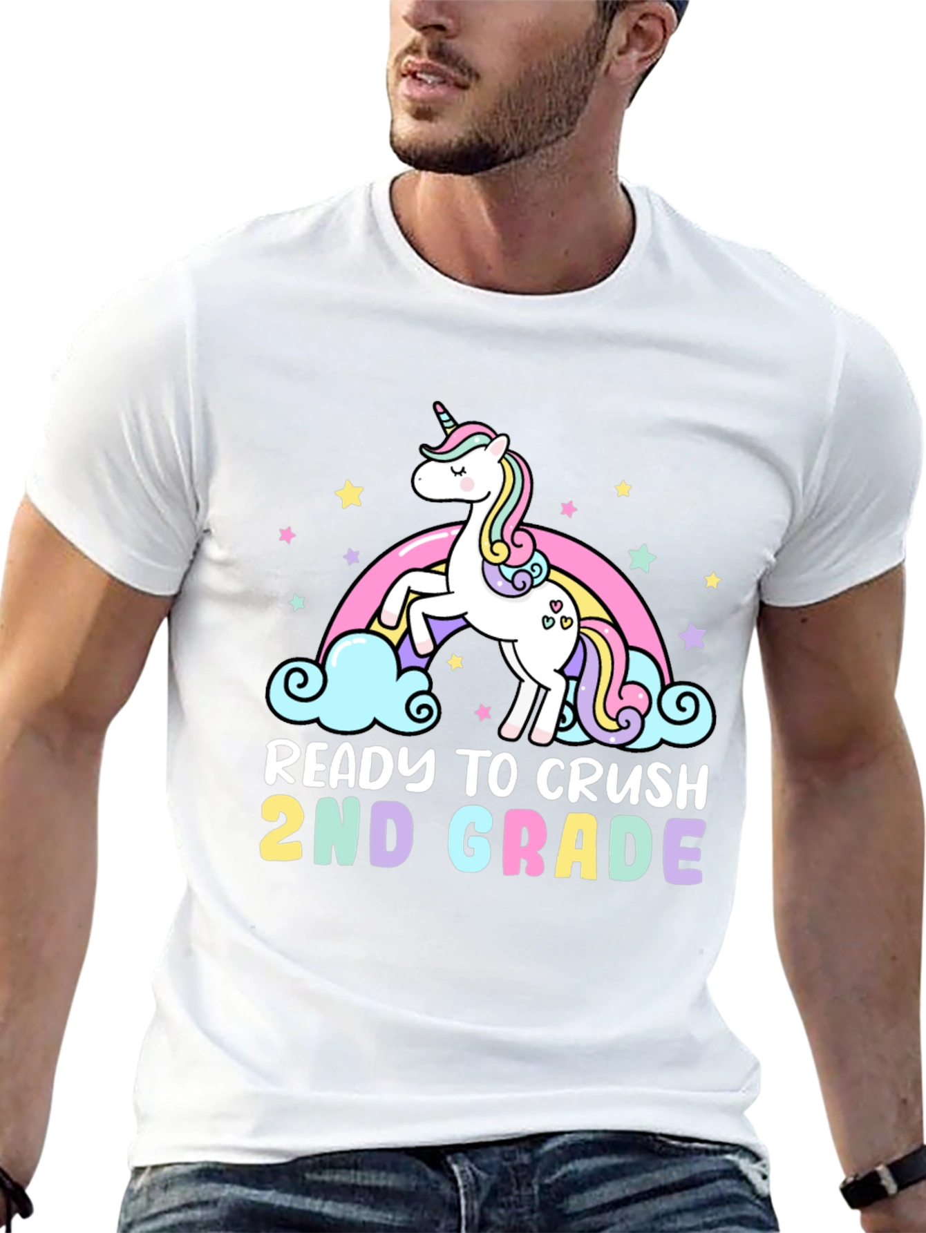 Ready to Crush 2nd Grade Unicorn T-Shirt - 13