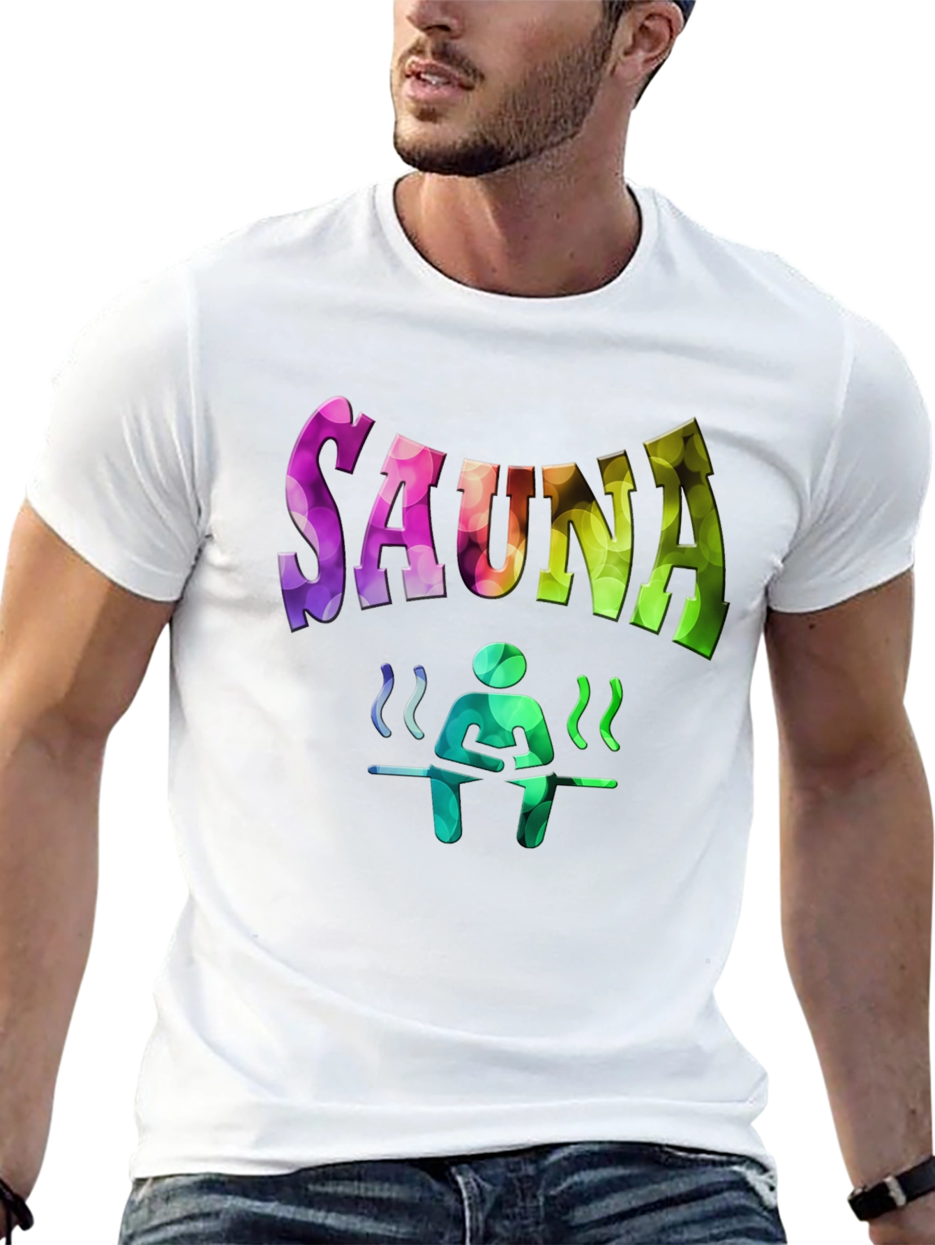 Black Sauna Lover T-Shirt - Relax and Unwind! view 13