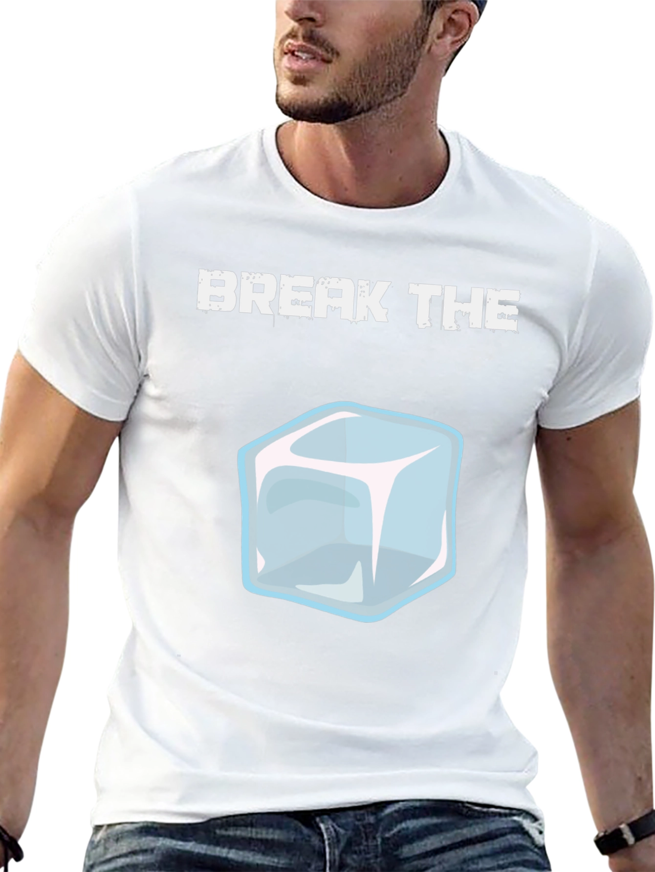 Black Break The Ice Graphic T-Shirt view 13