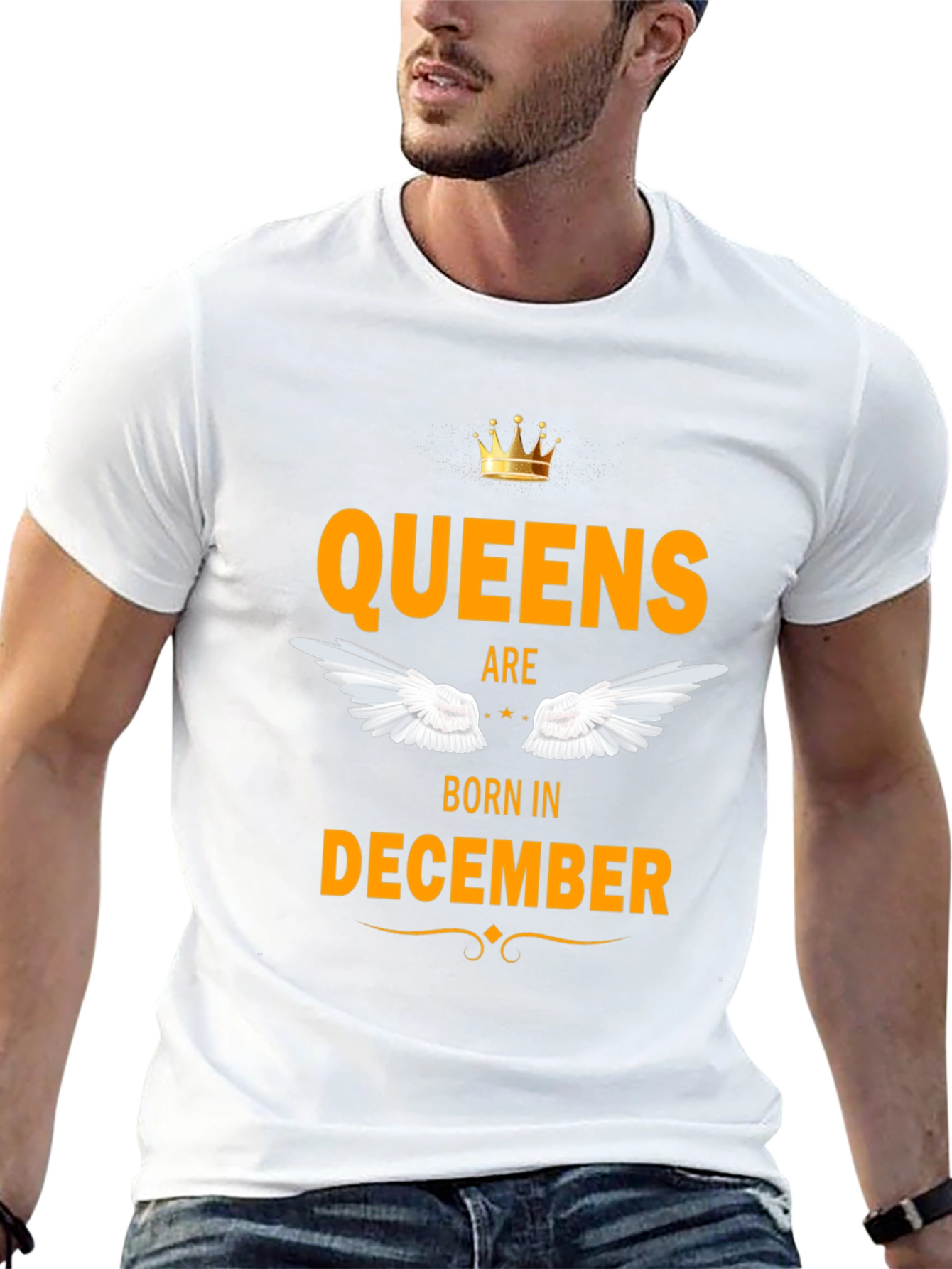 Black Queens Born in December T-Shirt view 13