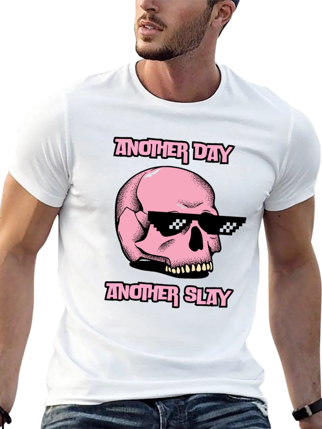 Black Another Day Another Slay Graphic Tee view 13