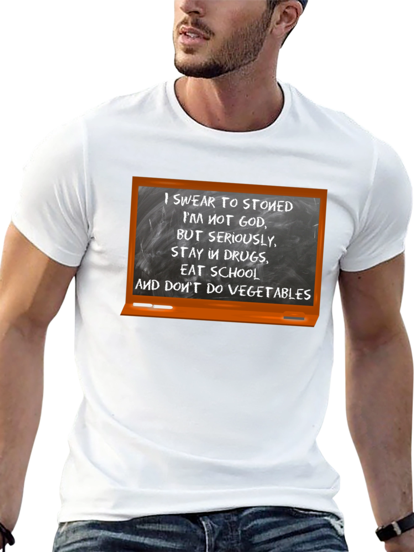 Black Humorous Graphic T-Shirt view 13