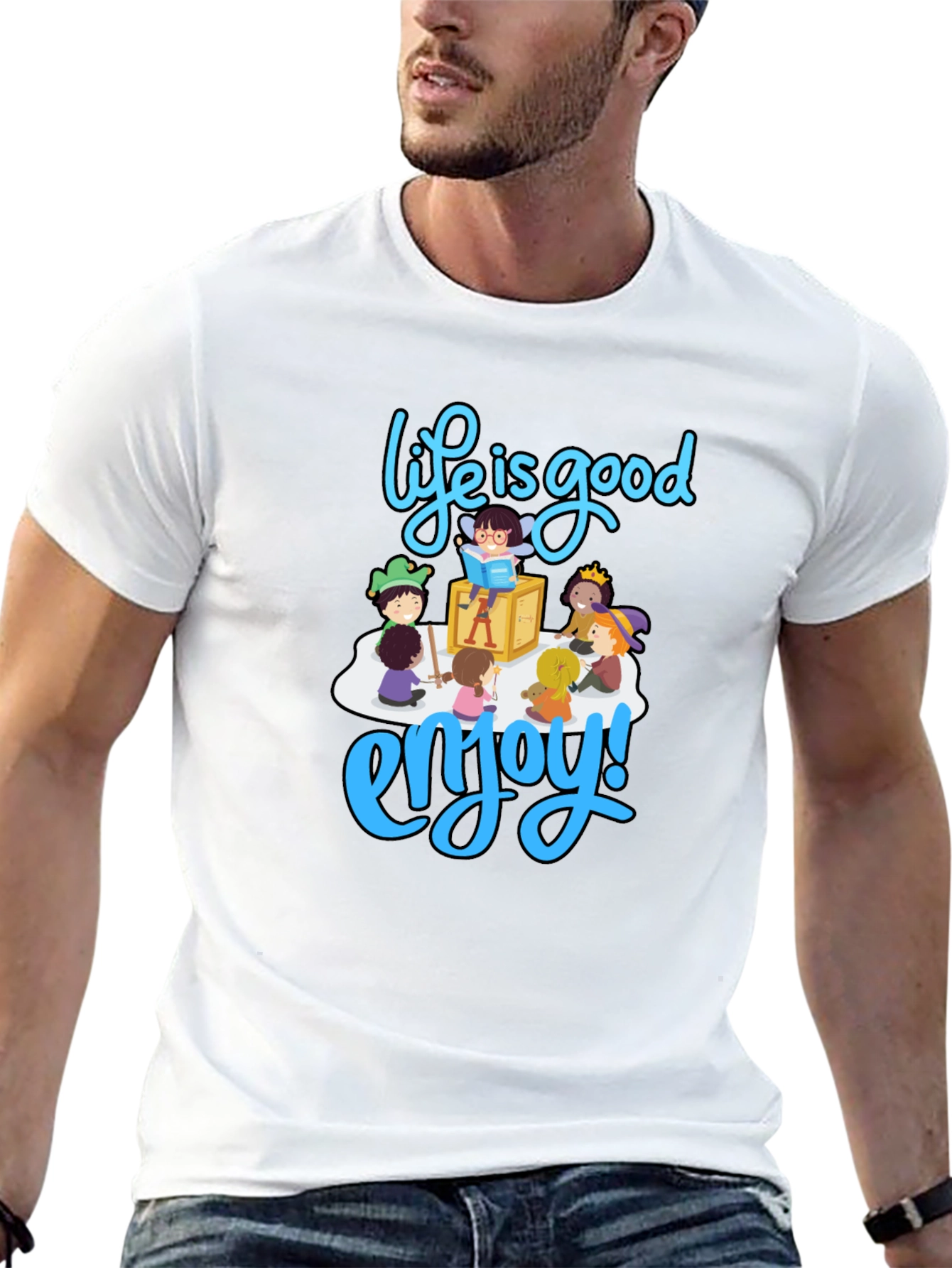 Black Life is Good T-Shirt - Enjoy Graphic Print view 13