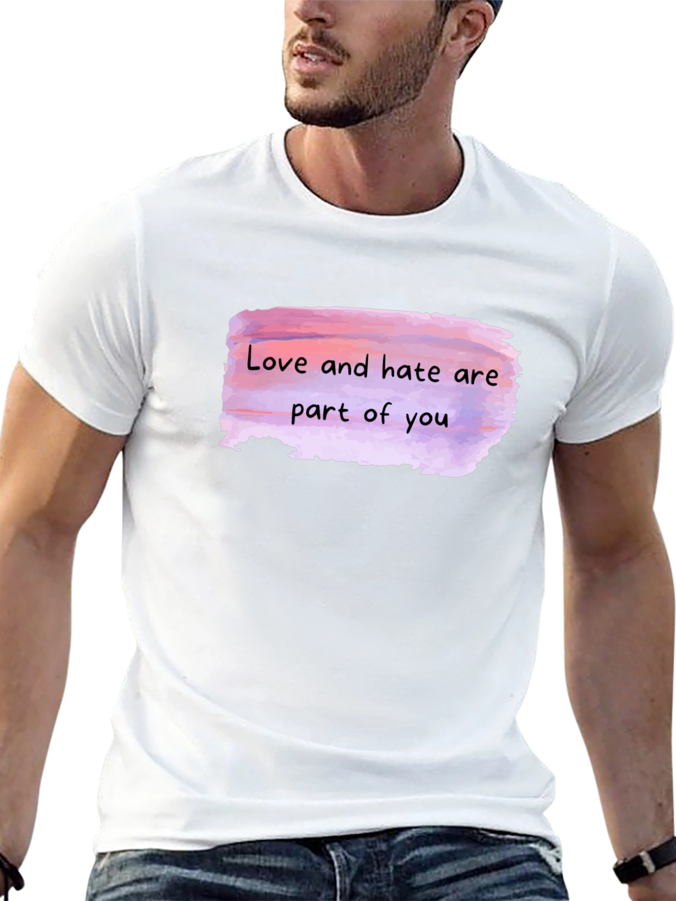 Black Love and Hate Tee - Express Yourself view 13