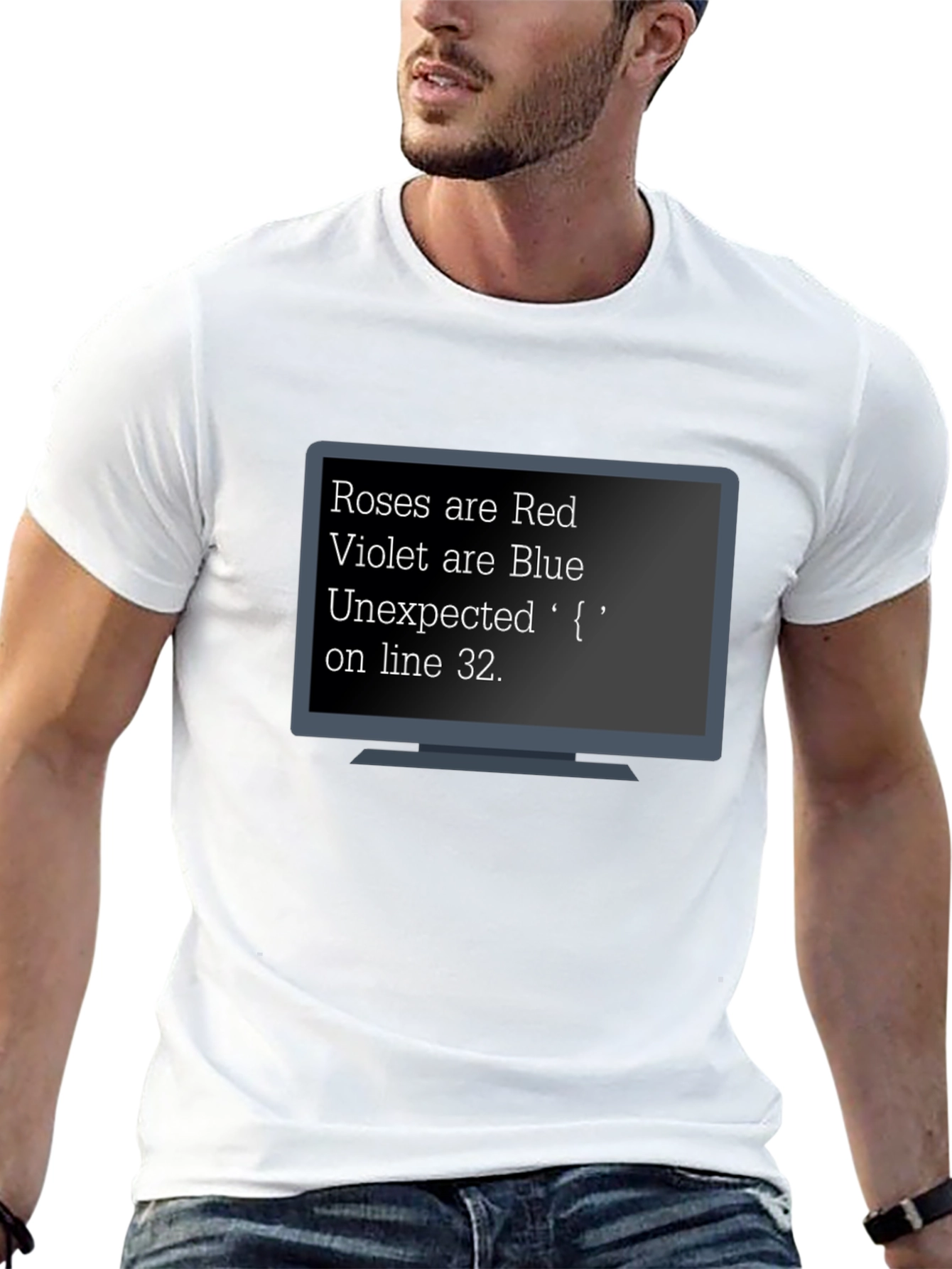 Black Roses Are Red Programmer Humor T-Shirt view 13