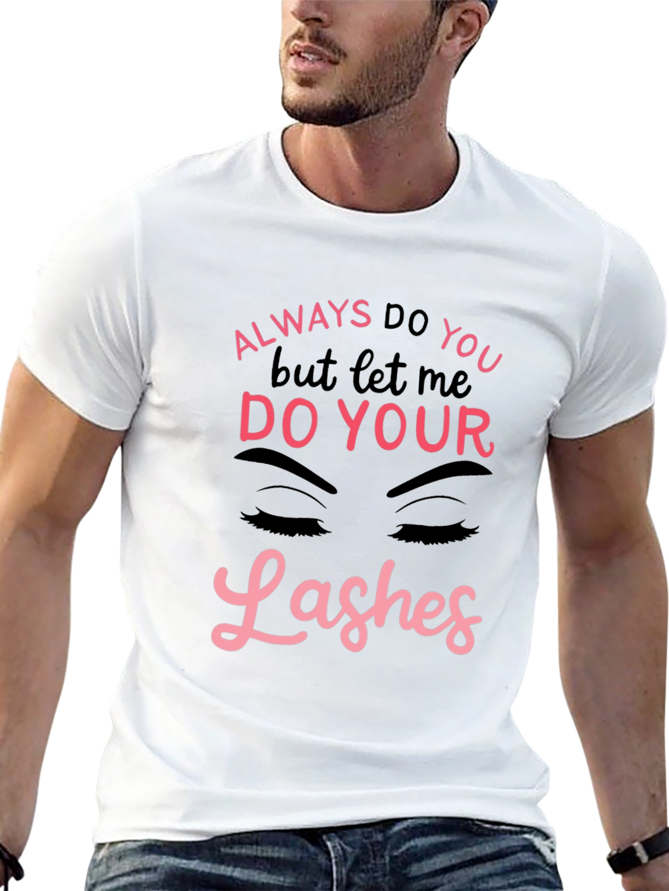 Black Always Do You Lashes Graphic Tee view 13