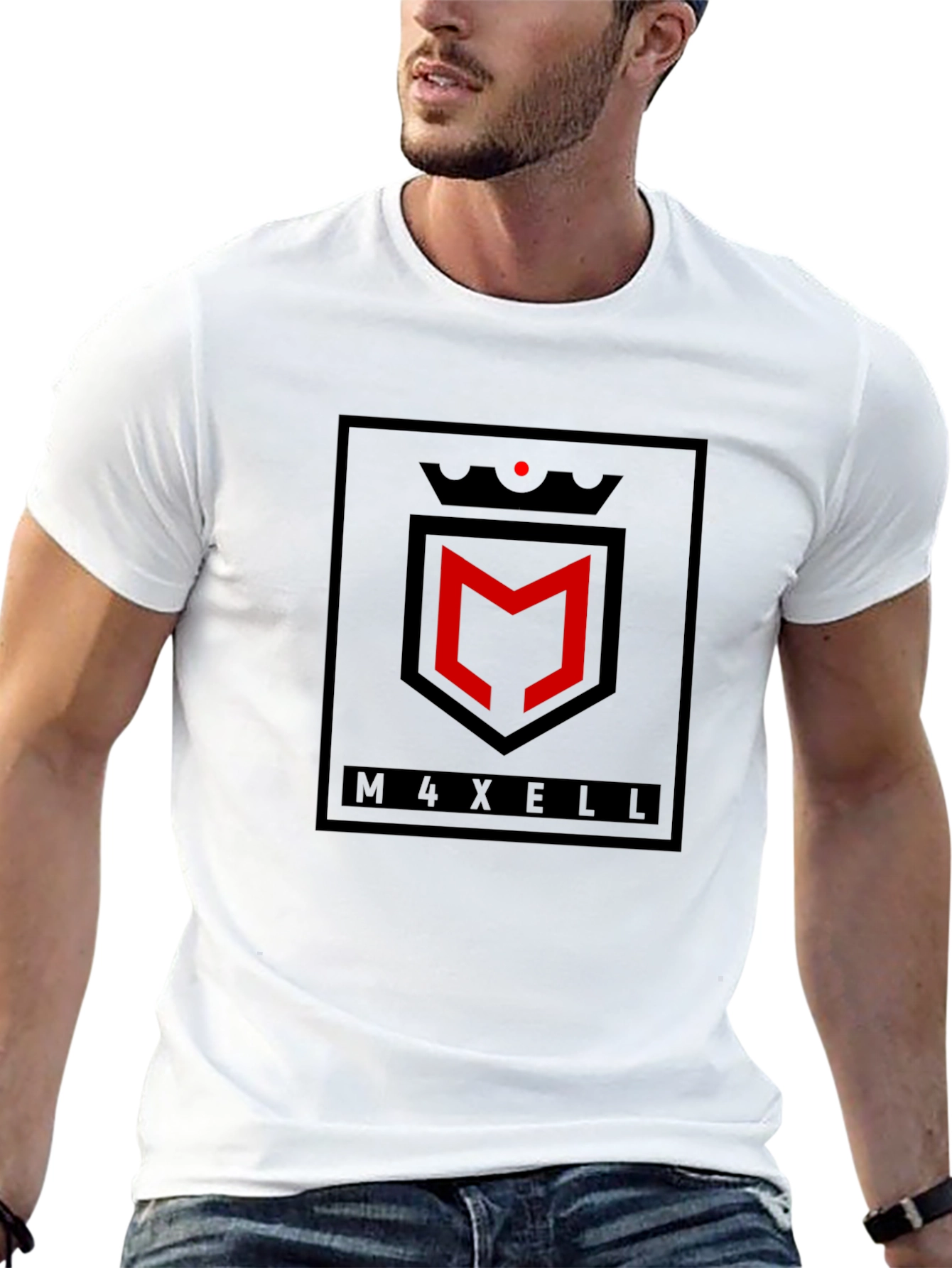 Black M4XELL Black Graphic Tee view 13