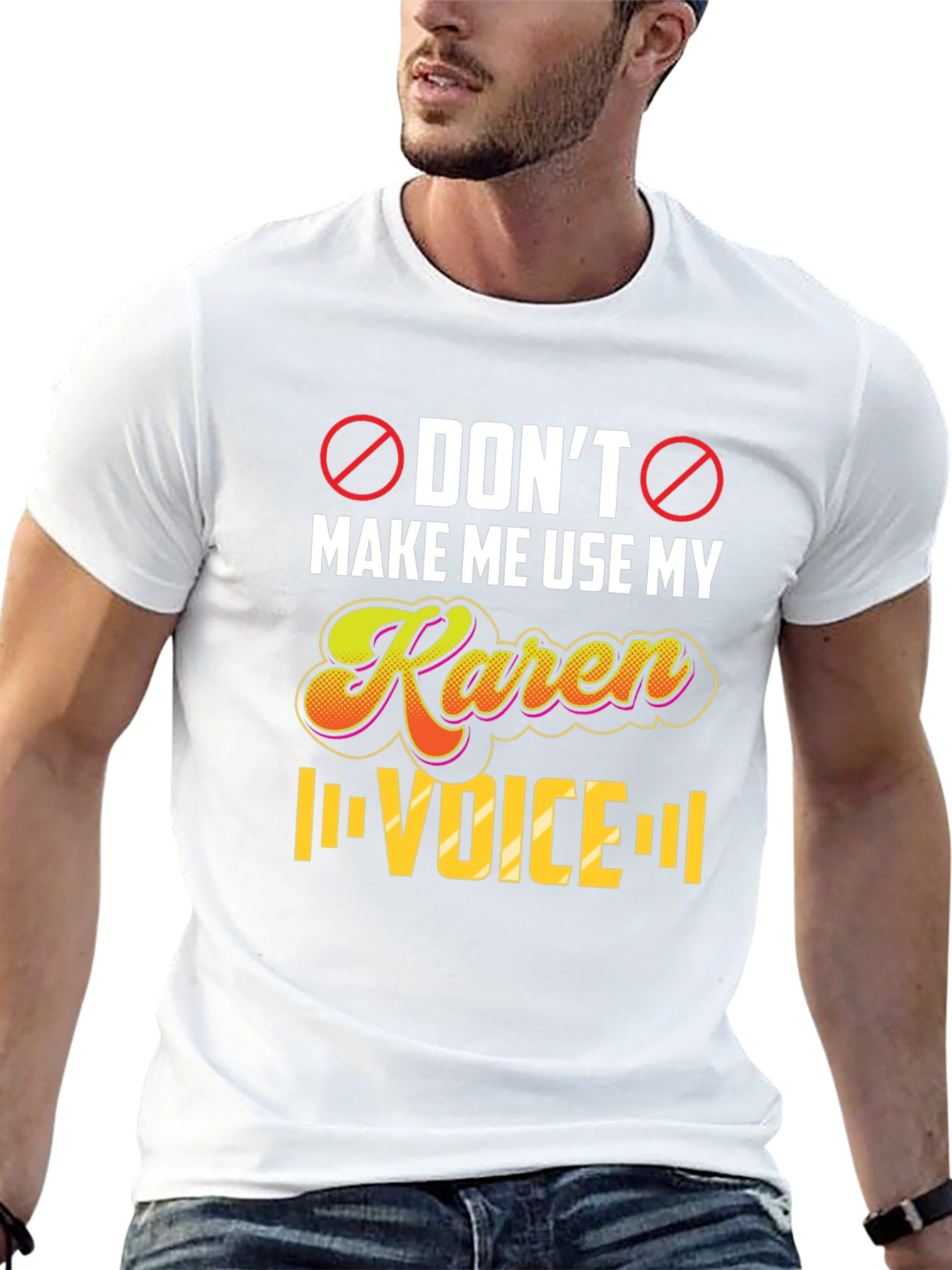 Black Don't Make Me Use My Karen Voice T-Shirt view 13