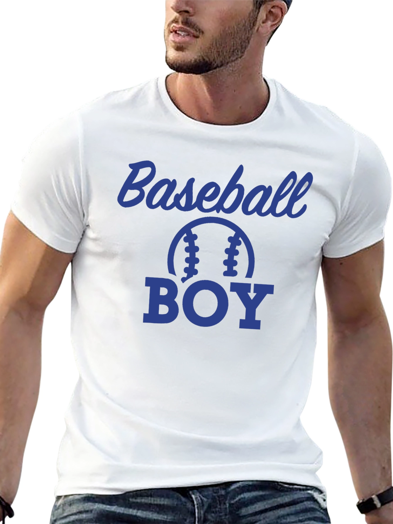 Black Baseball Boy Graphic T-Shirt - Sporty Style view 13