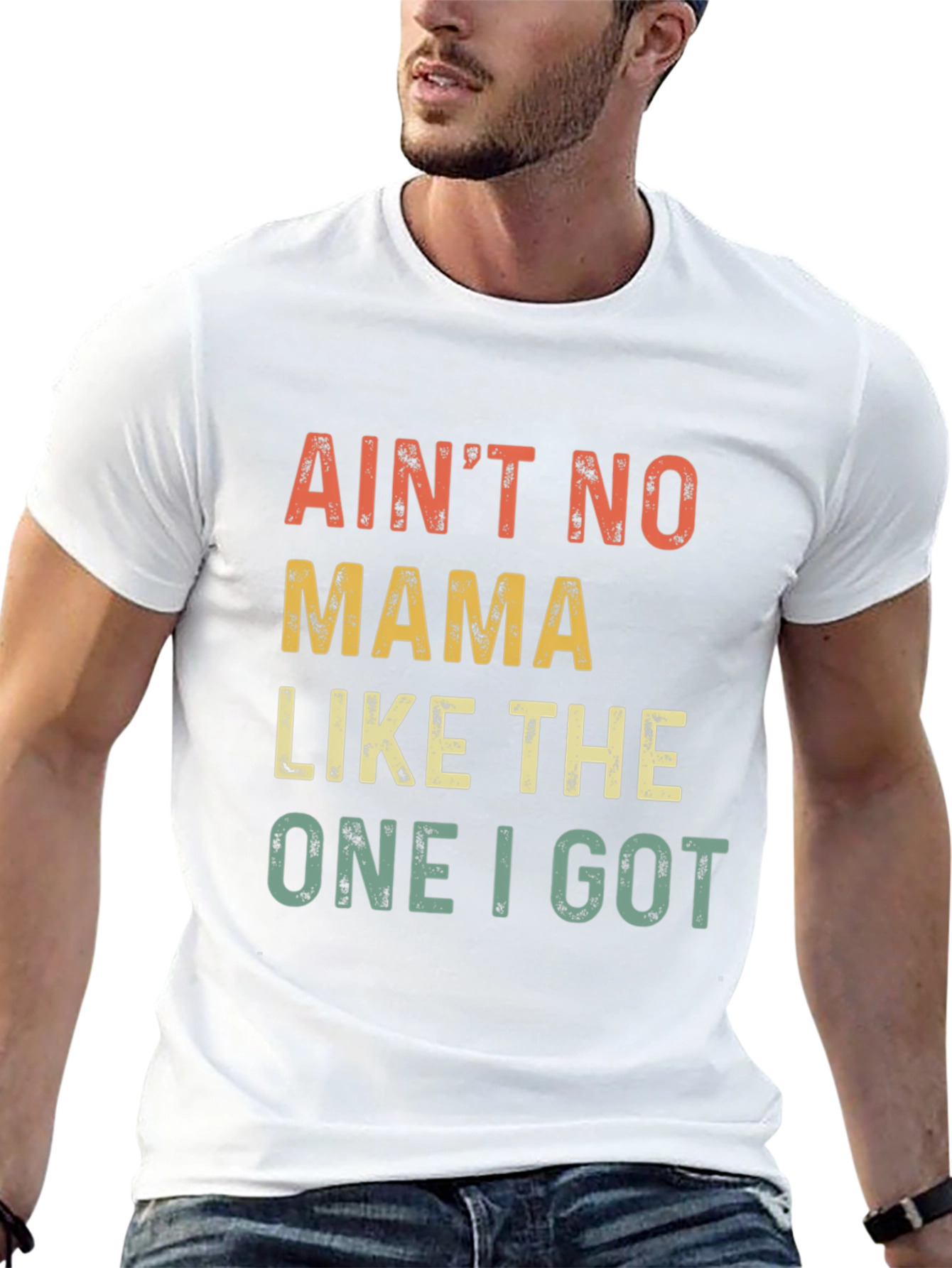 Black Ain't No Mama Like The One I Got T-Shirt view 13