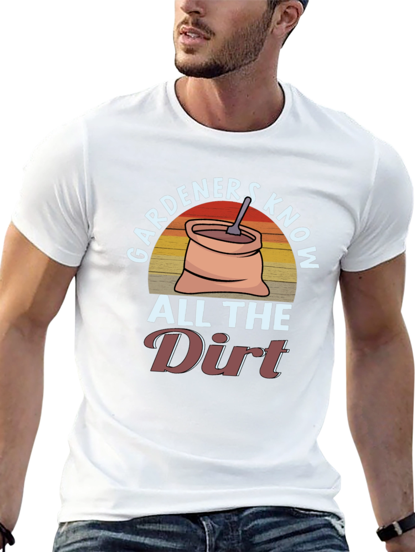 Black Gardeners Know All The Dirt T-Shirt view 13