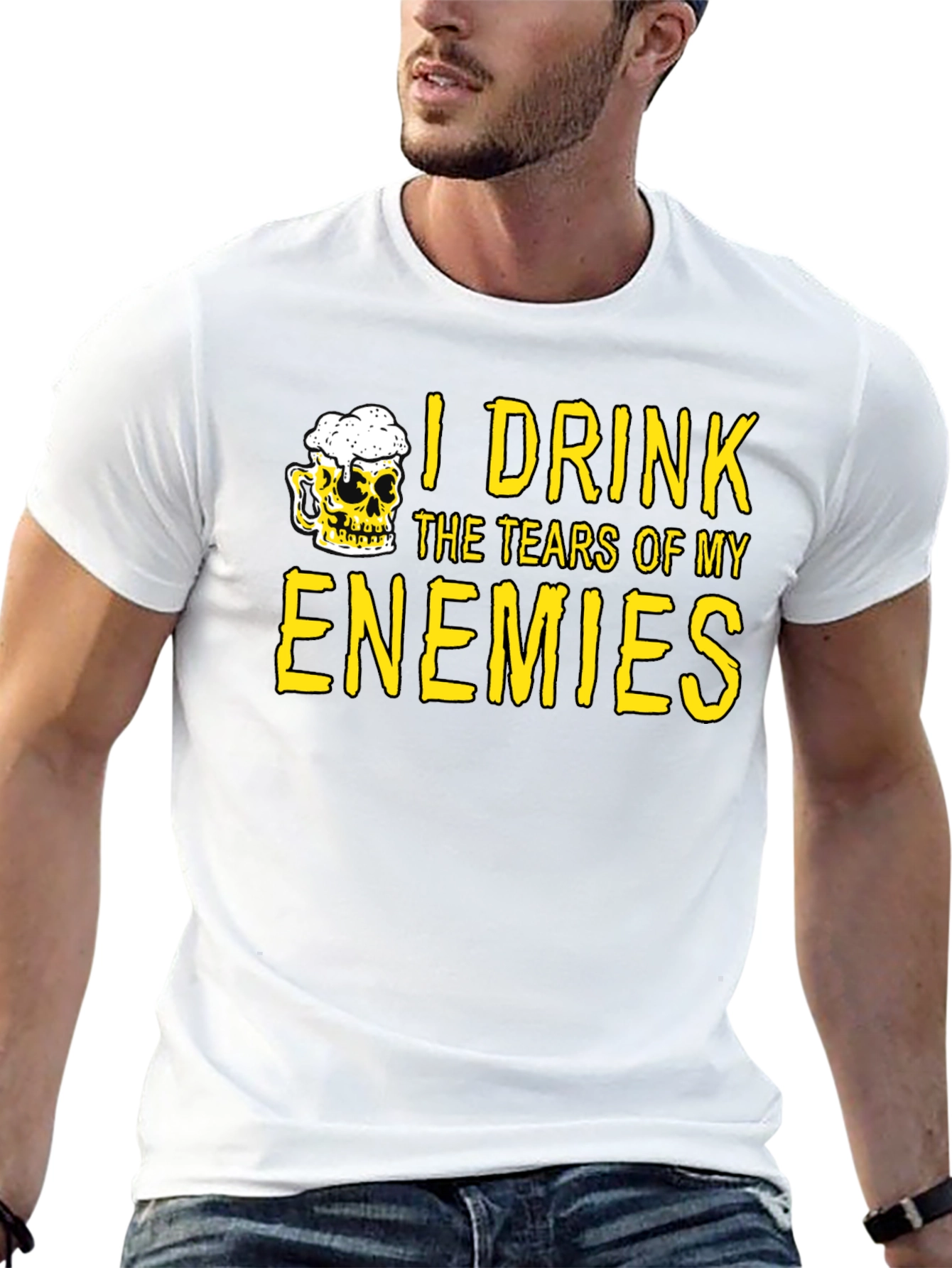 Black I Drink the Tears of My Enemies T-Shirt view 13