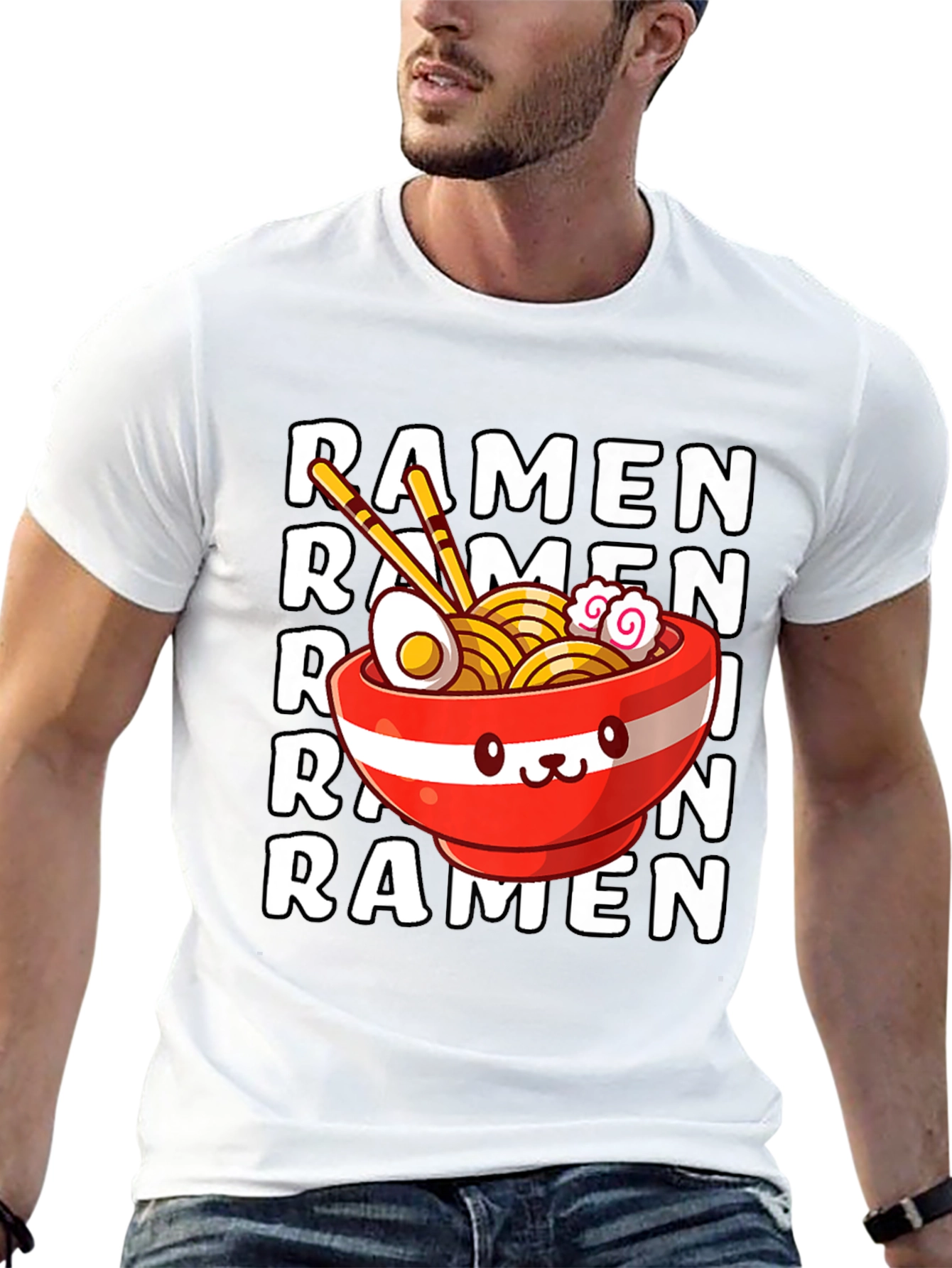 Black Ramen Lover Graphic T-Shirt view 13