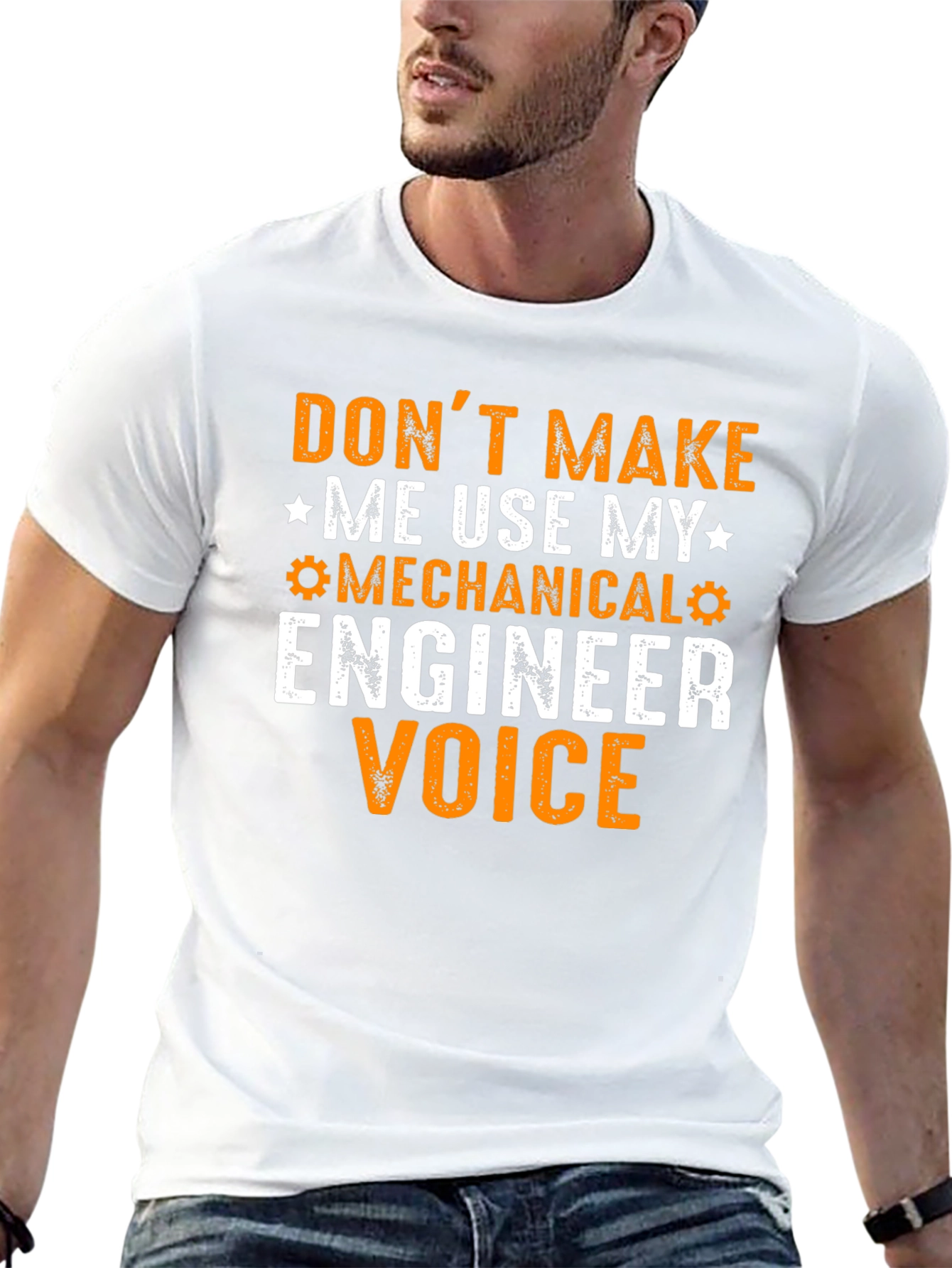 Black Mechanical Engineer Voice T-Shirt Funny view 13