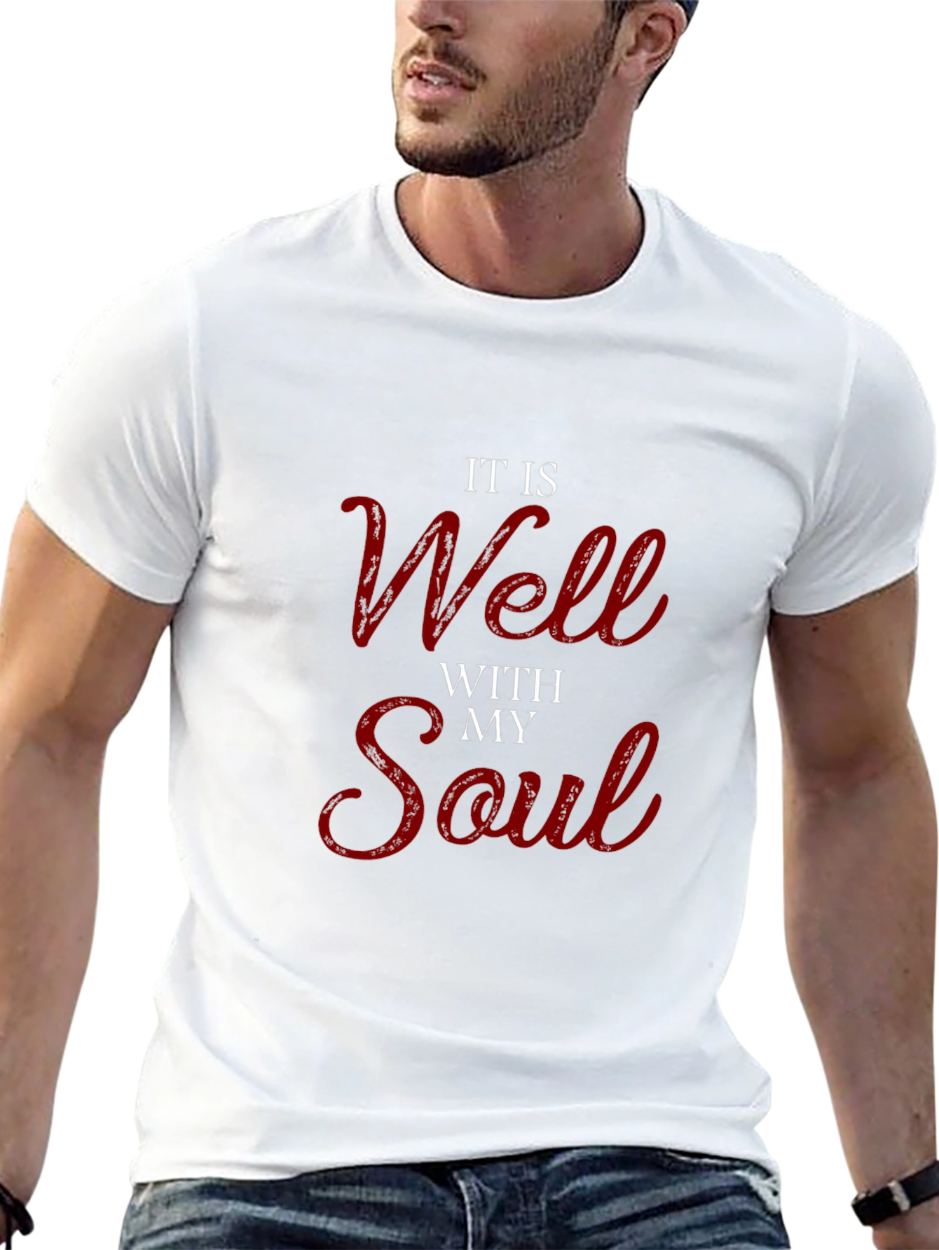 Black It Is Well With My Soul T-Shirt view 13