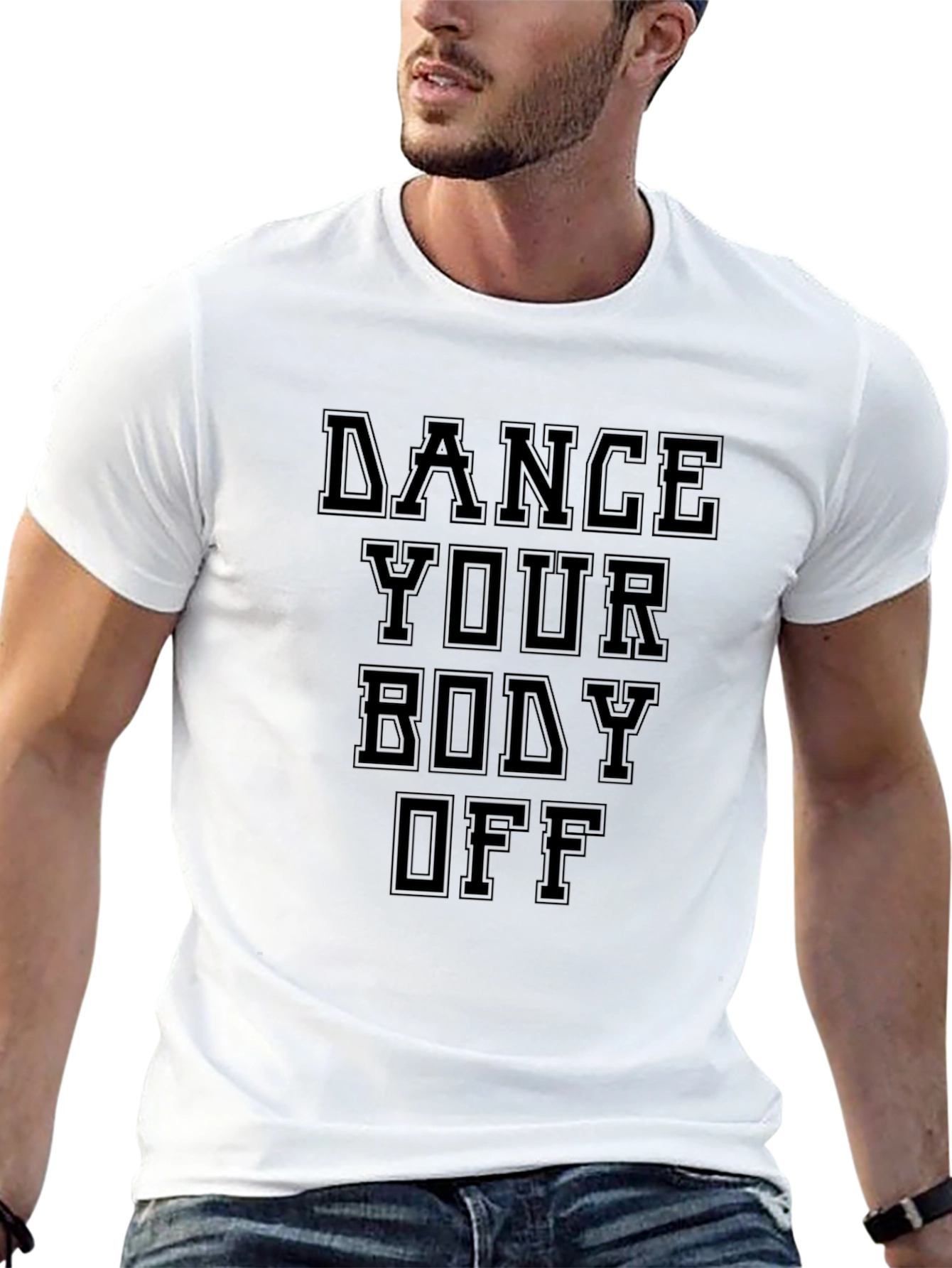 Black Dance Your Body Off Black T-Shirt view 13