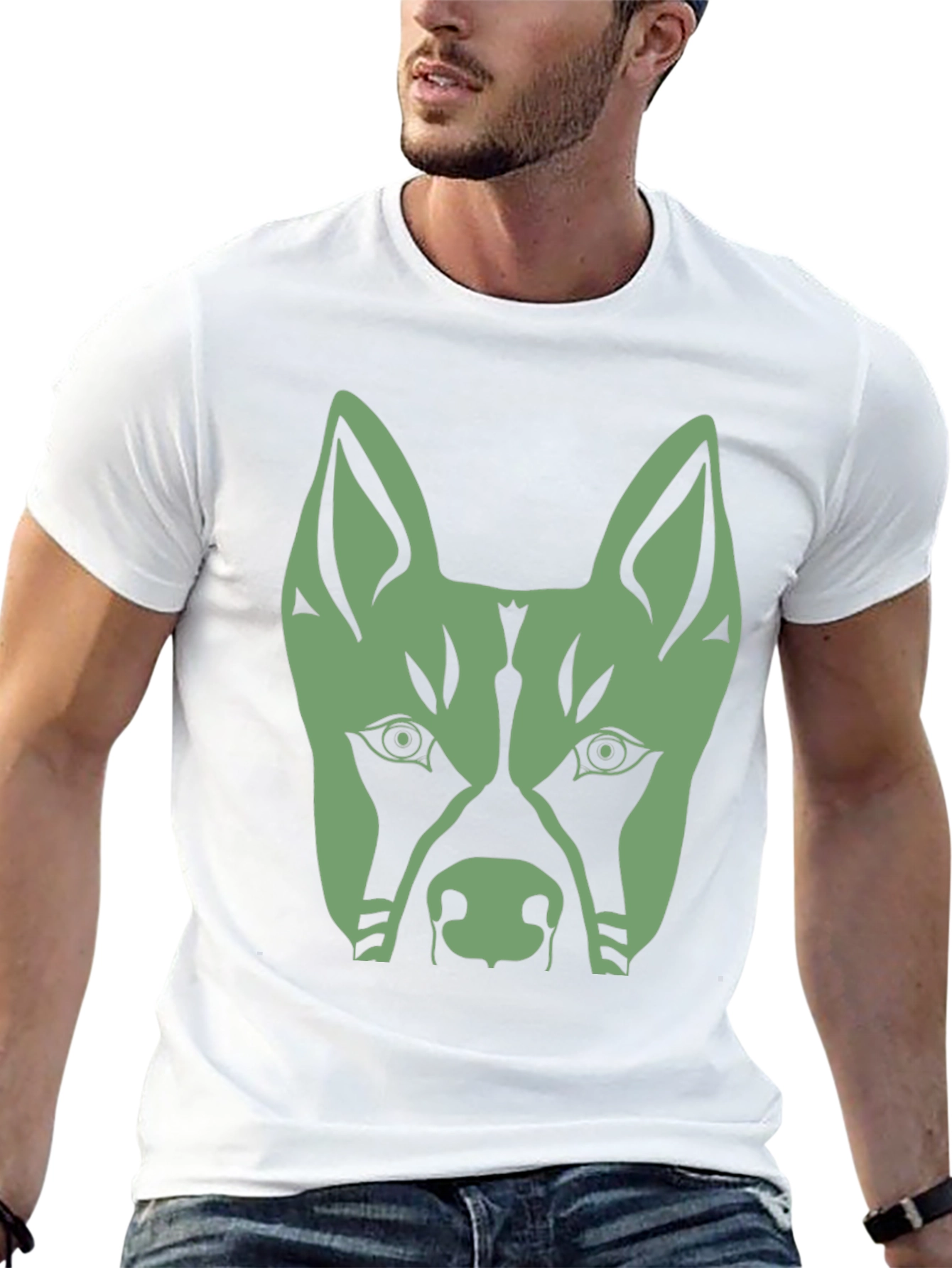 Black Dog Graphic Tee - Cool Canine Design view 13