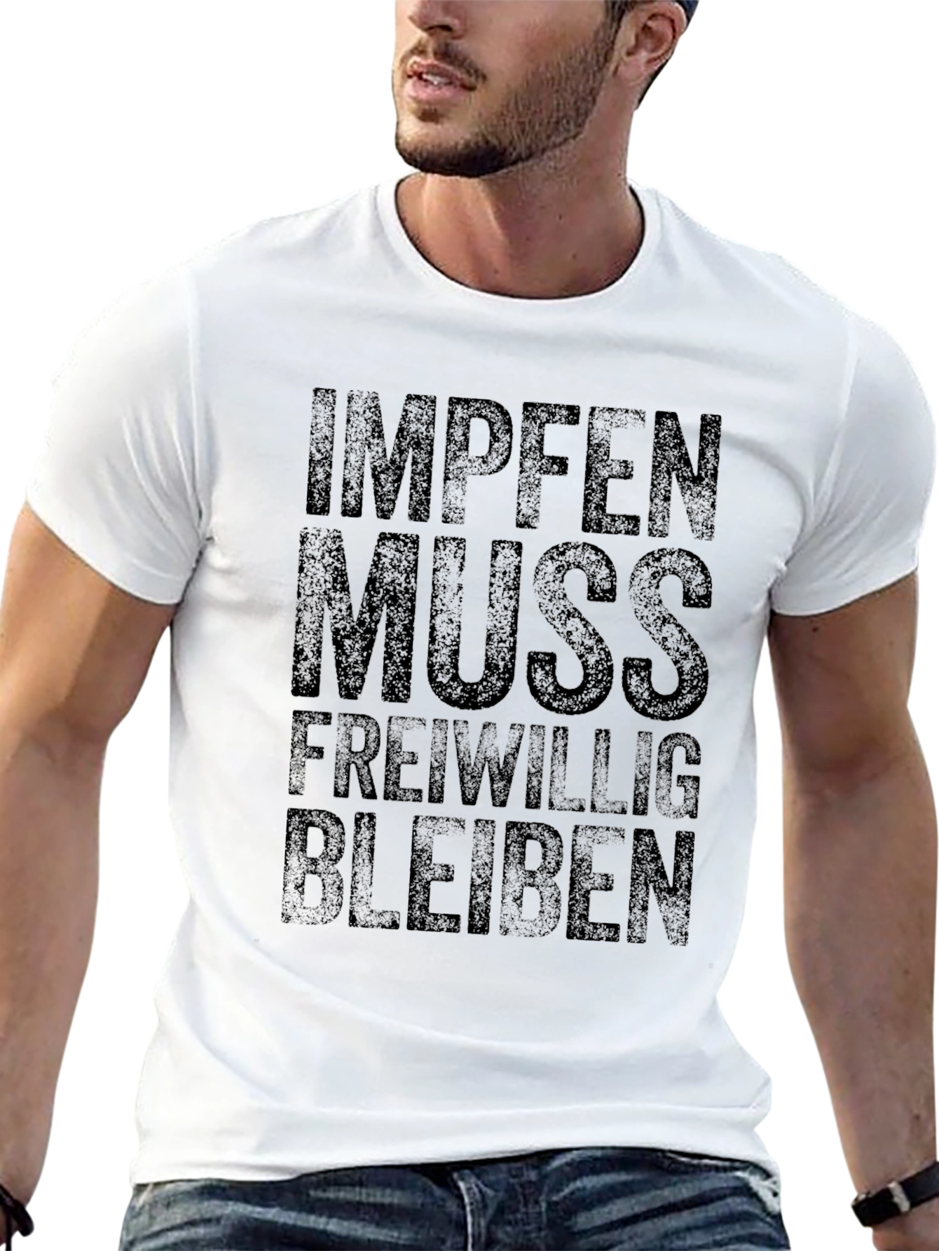 Black Impfem Muss Freiwillig Black T-Shirt view 13