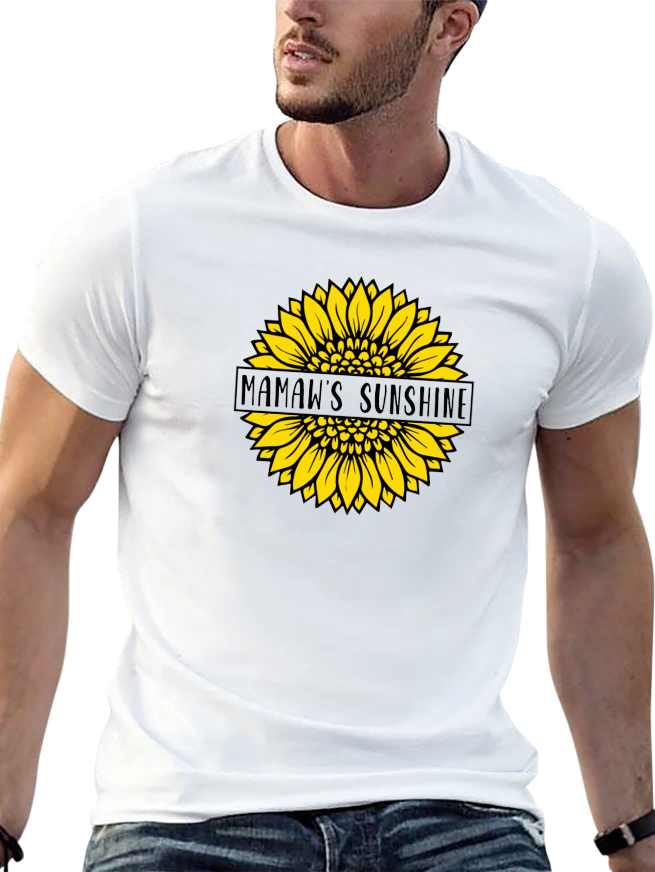 Black Mamaw's Sunshine Graphic Tee - Black T-Shirt view 13