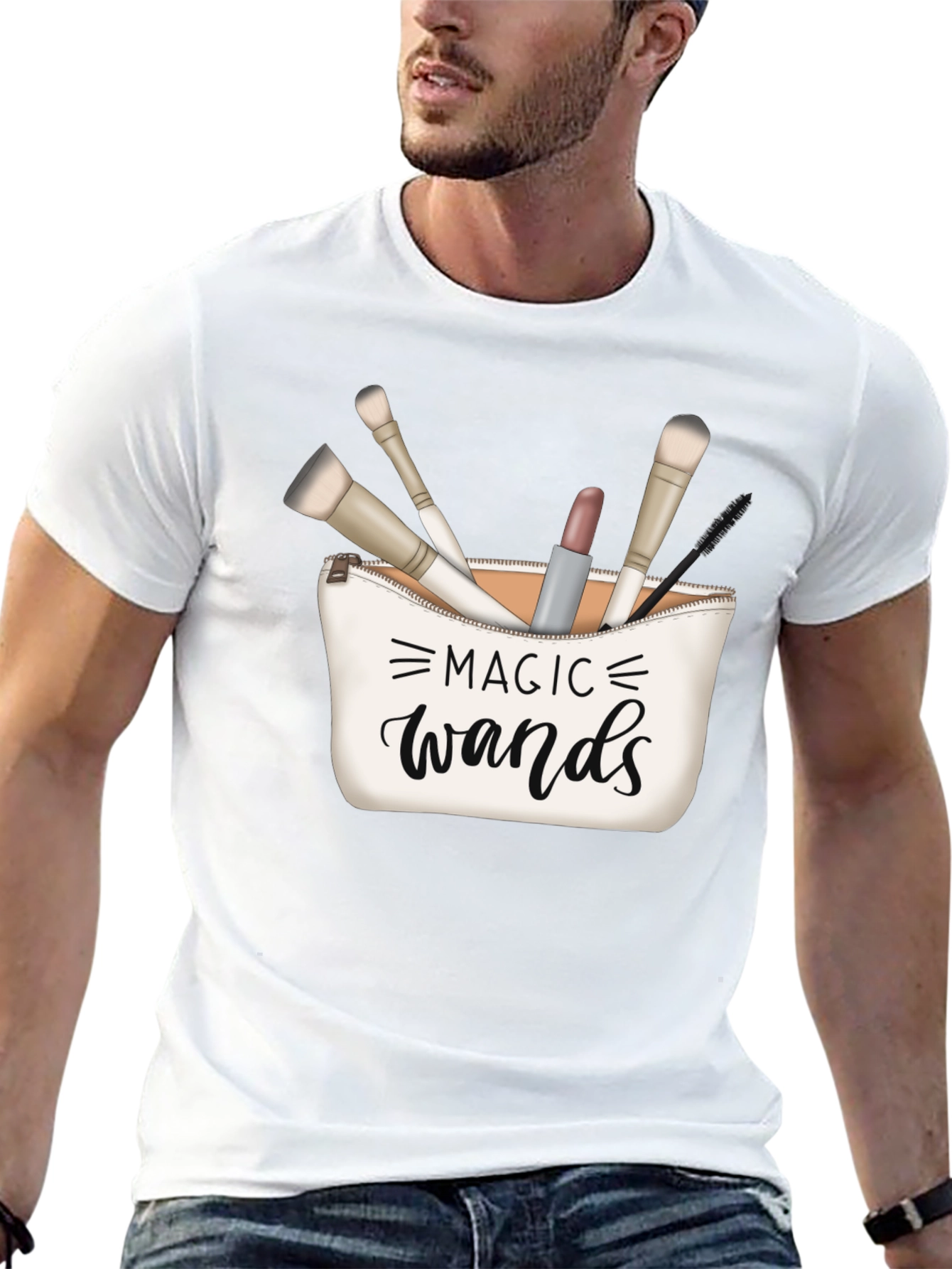 Black Magic Wands Makeup T-Shirt view 13