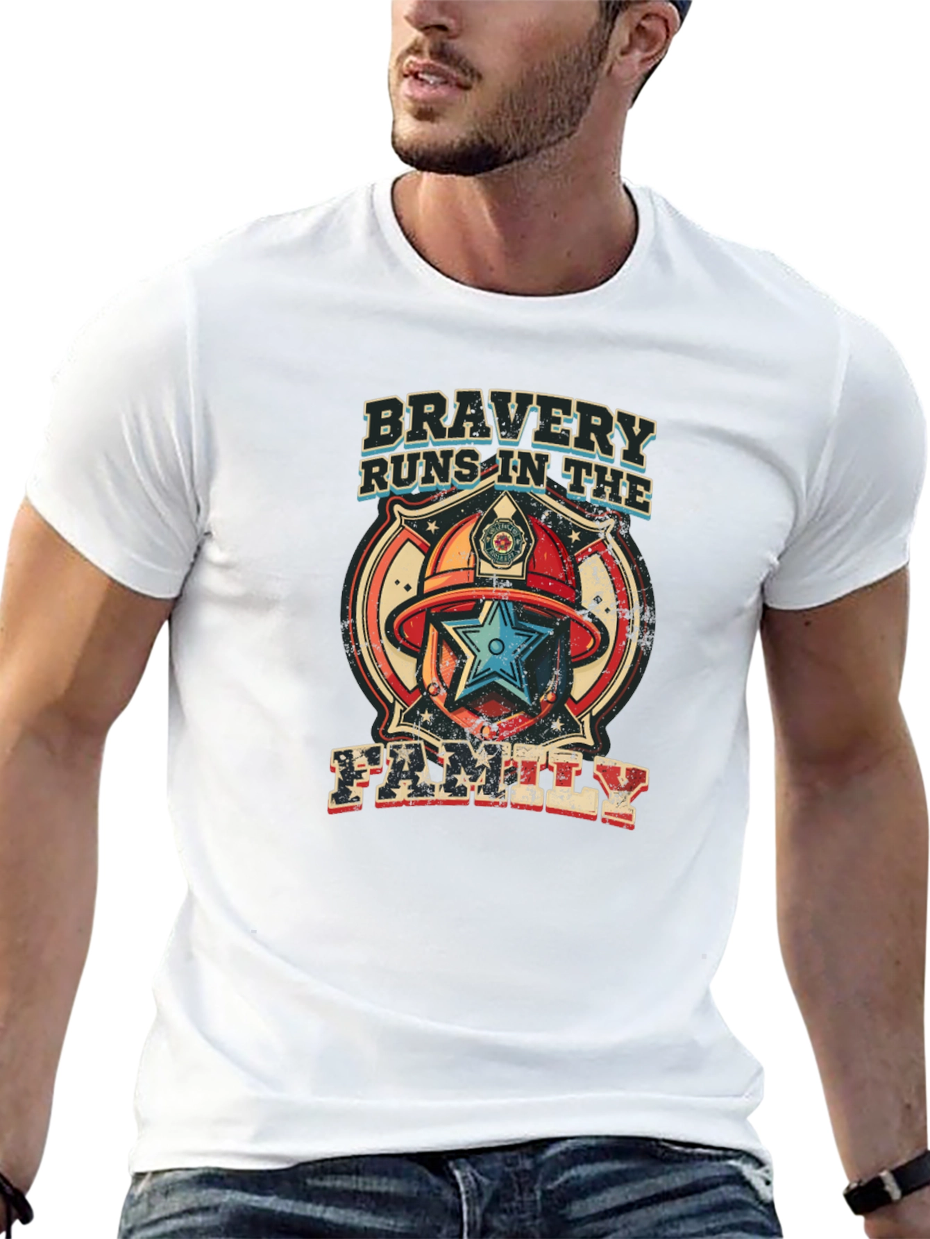 Black Bravery Runs in the Family Graphic Tee view 13