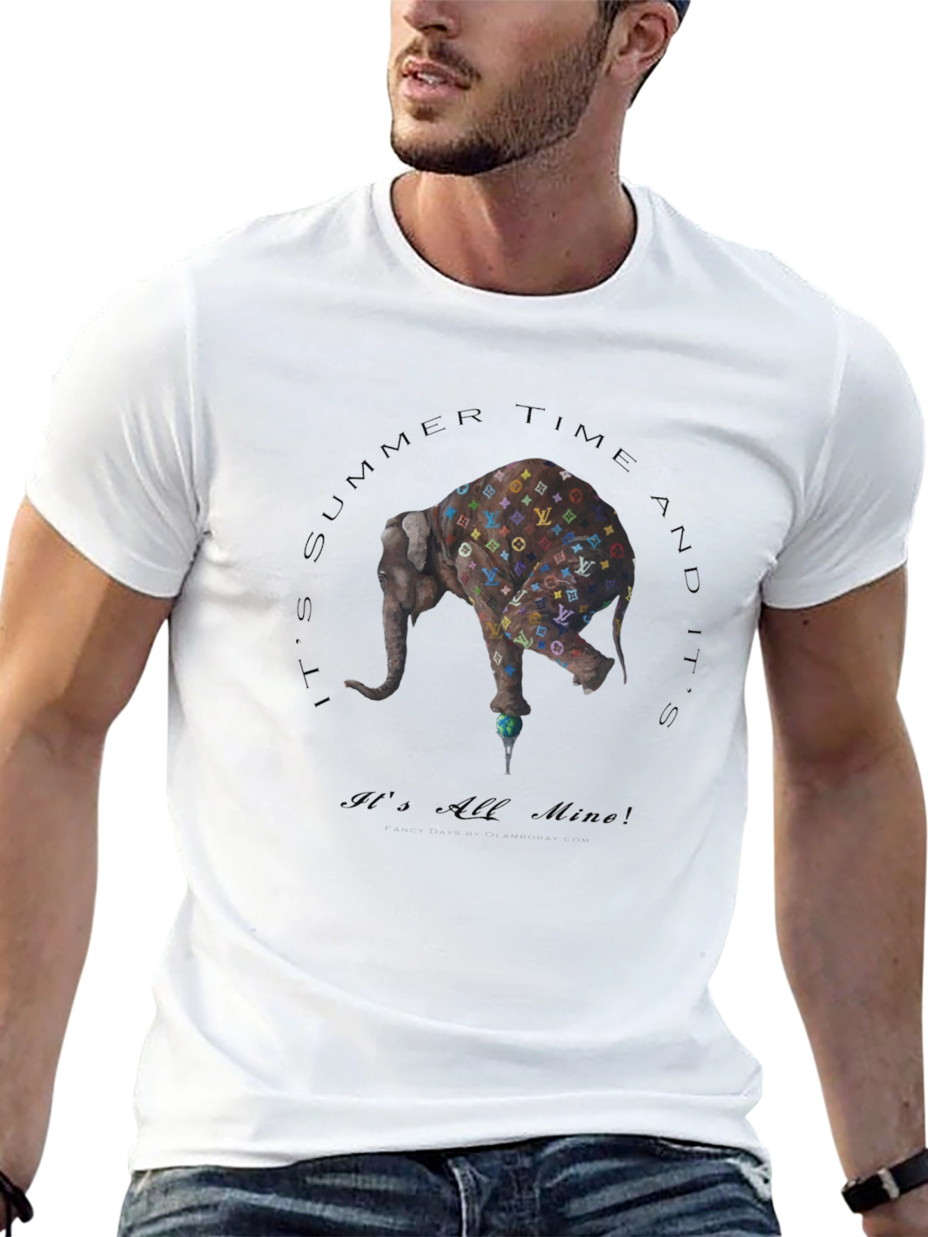 Black Elephant "It's All Mine" Graphic T-Shirt view 13