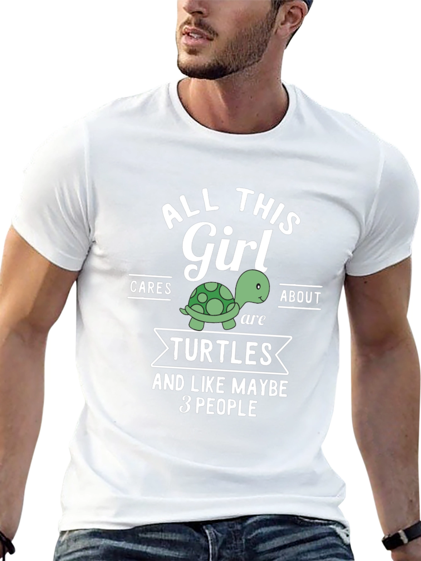 Black Girl Turtle Lover T-Shirt - Cares About Turtles view 13