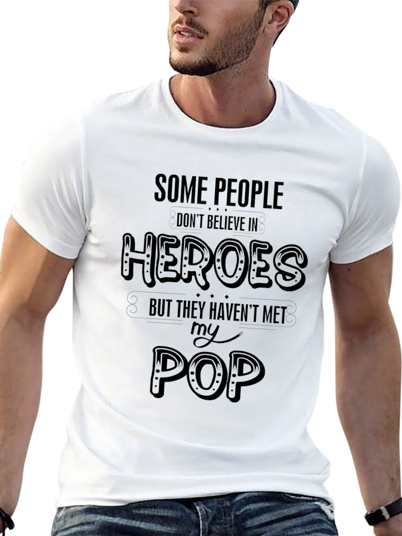 Black Heroes Pop T-Shirt - Father's Day Gift view 13