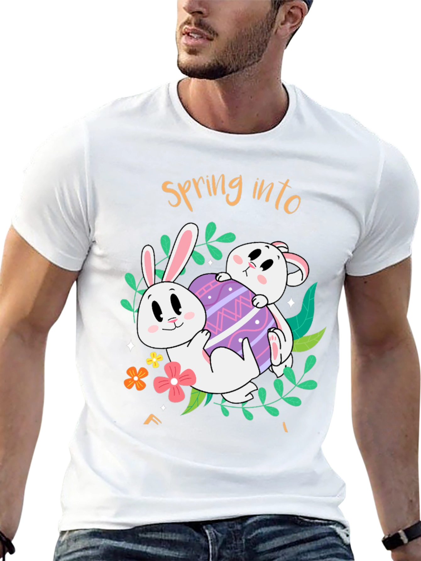 Spring Bunny Easter T-Shirt - 13