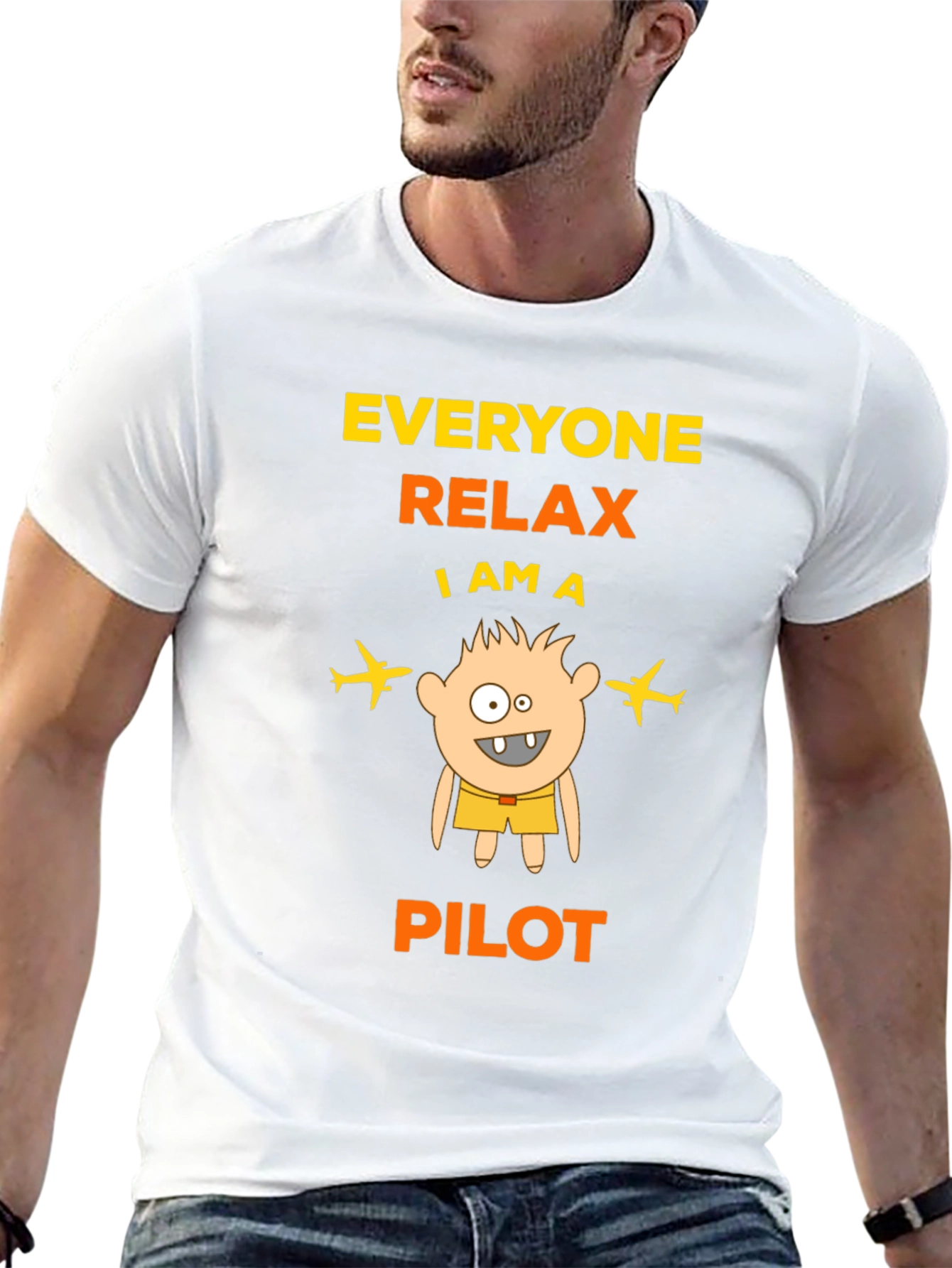 Funny Pilot T-Shirt: Everyone Relax - 13