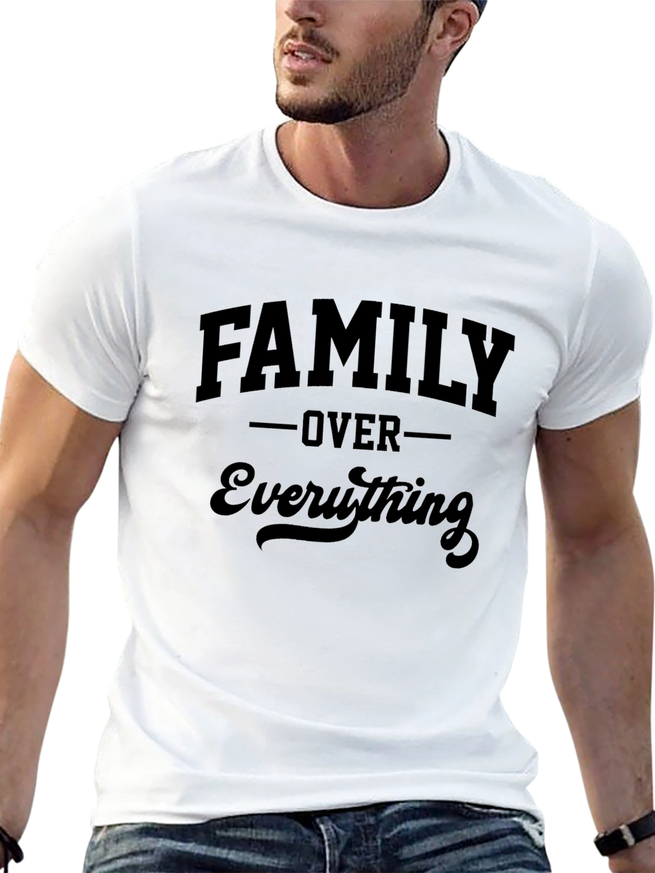 Black Family Over Everything Graphic T-Shirt view 13