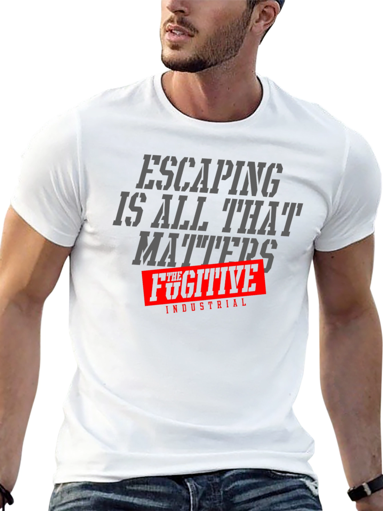 Black Escaping is All That Matters T-Shirt view 13