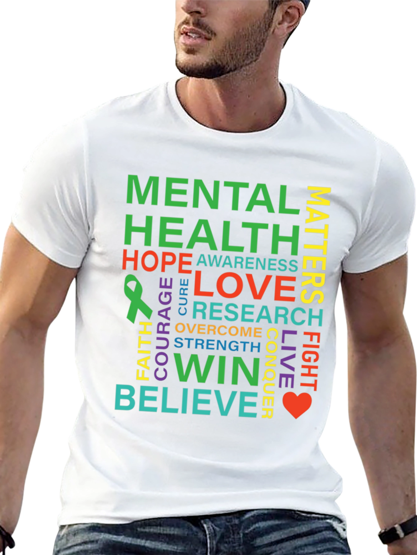 Black Mental Health Matters T-Shirt Awareness Tee view 13